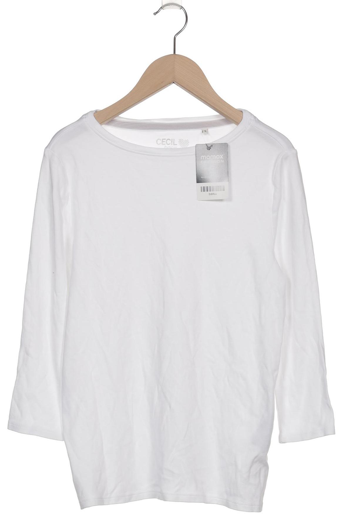 

Cecil Damen Langarmshirt, weiß, Gr. 36