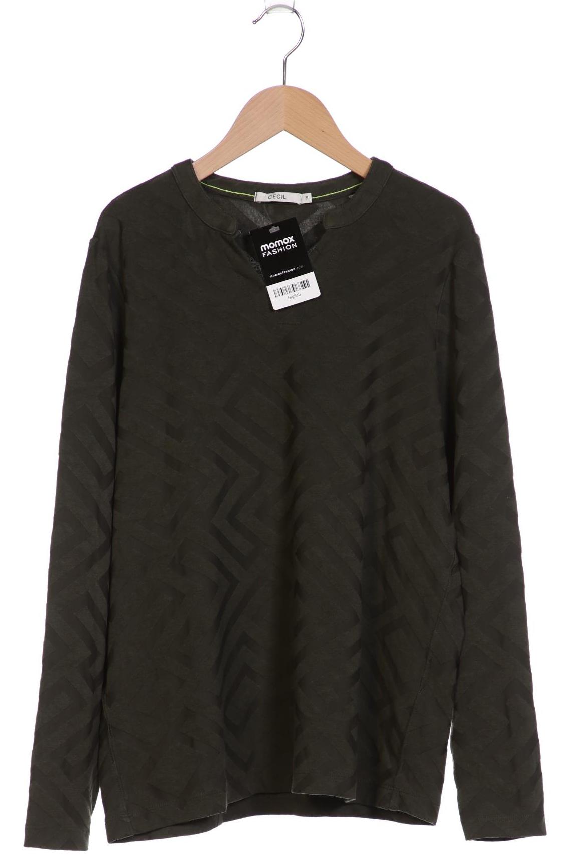 

Cecil Damen Langarmshirt, grün, Gr. 36