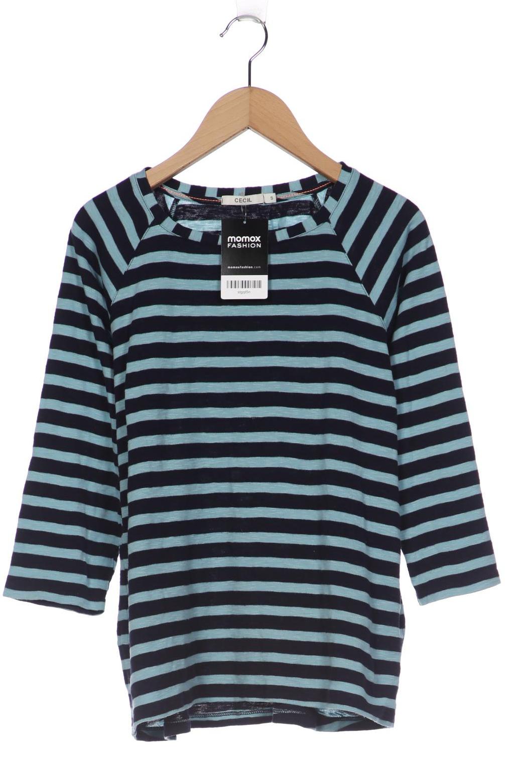 

Cecil Damen Langarmshirt, marineblau, Gr. 36