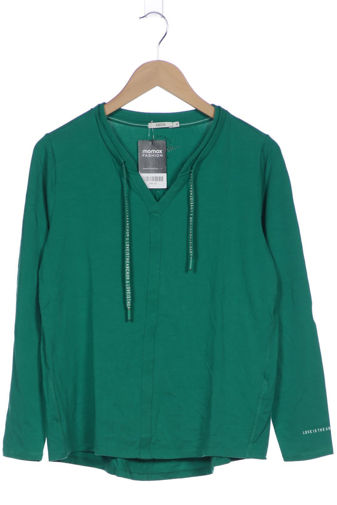 

Cecil Damen Langarmshirt, grün, Gr. 38
