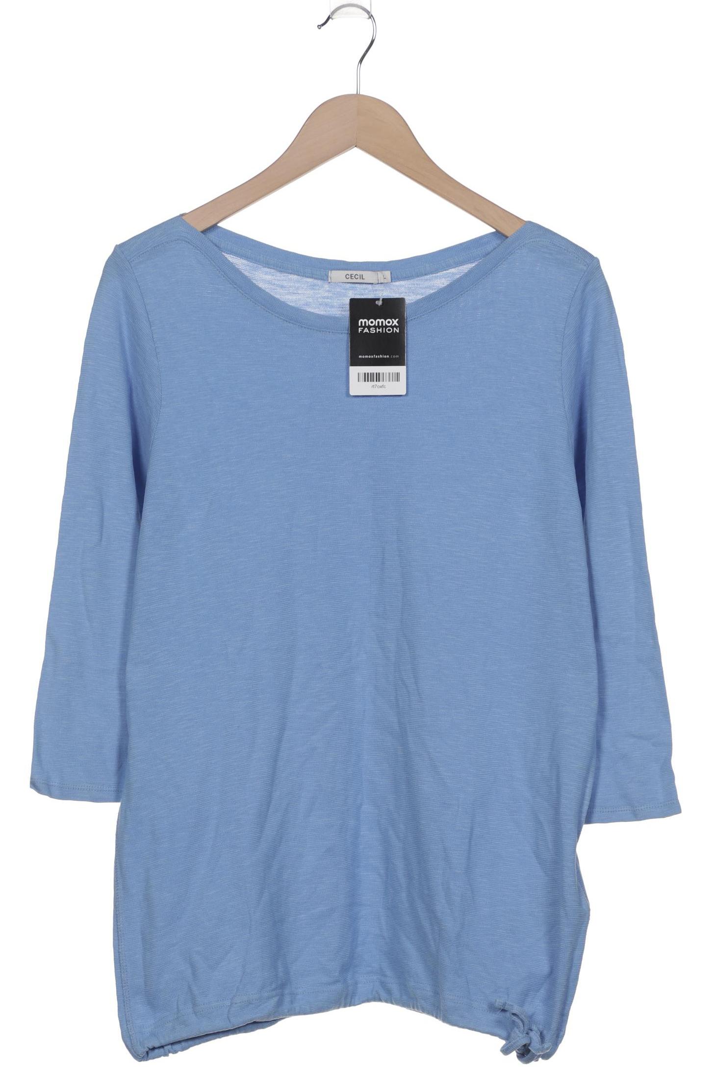 

Cecil Damen Langarmshirt, blau, Gr. 42
