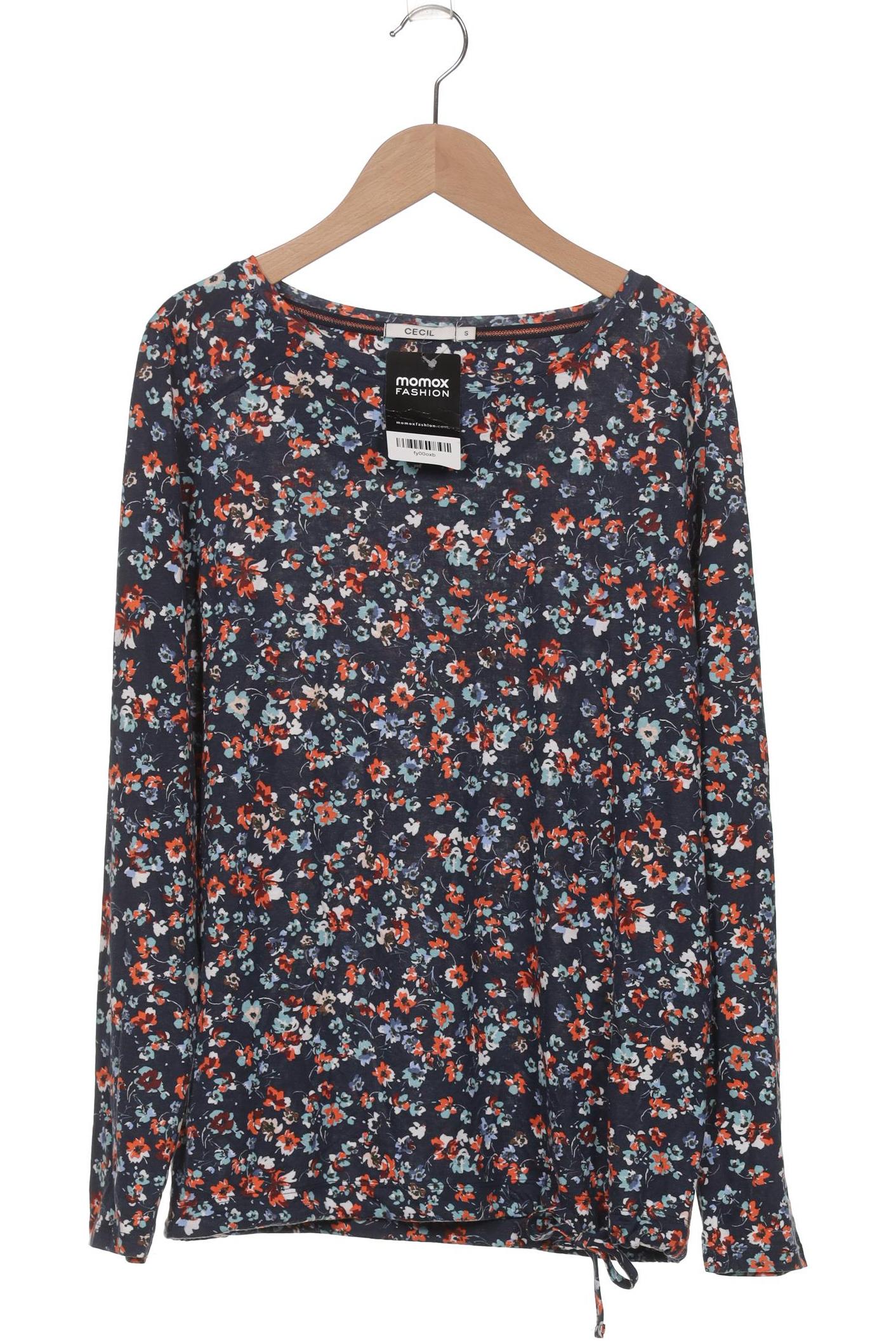 

Cecil Damen Langarmshirt, marineblau, Gr. 36