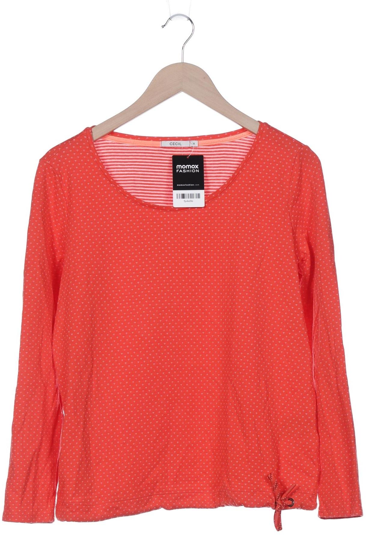 

Cecil Damen Langarmshirt, orange, Gr. 38