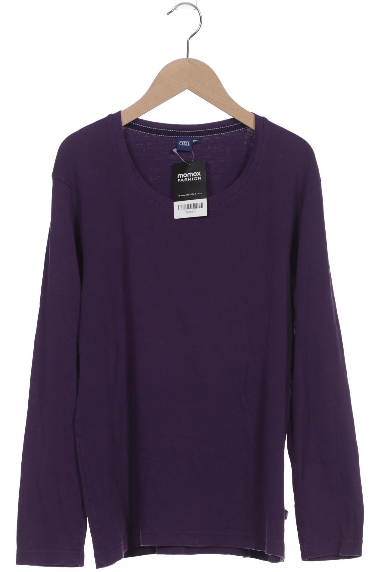 

Cecil Damen Langarmshirt, flieder, Gr. 46
