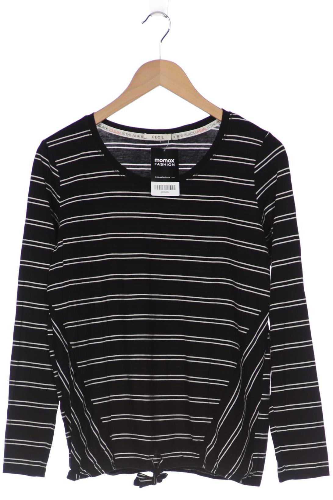 

Cecil Damen Langarmshirt, schwarz, Gr. 38