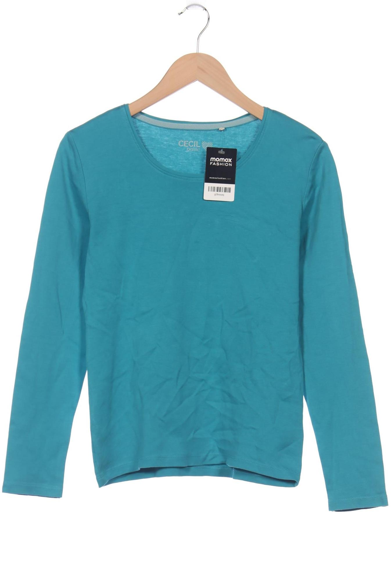 

Cecil Damen Langarmshirt, blau, Gr. 38