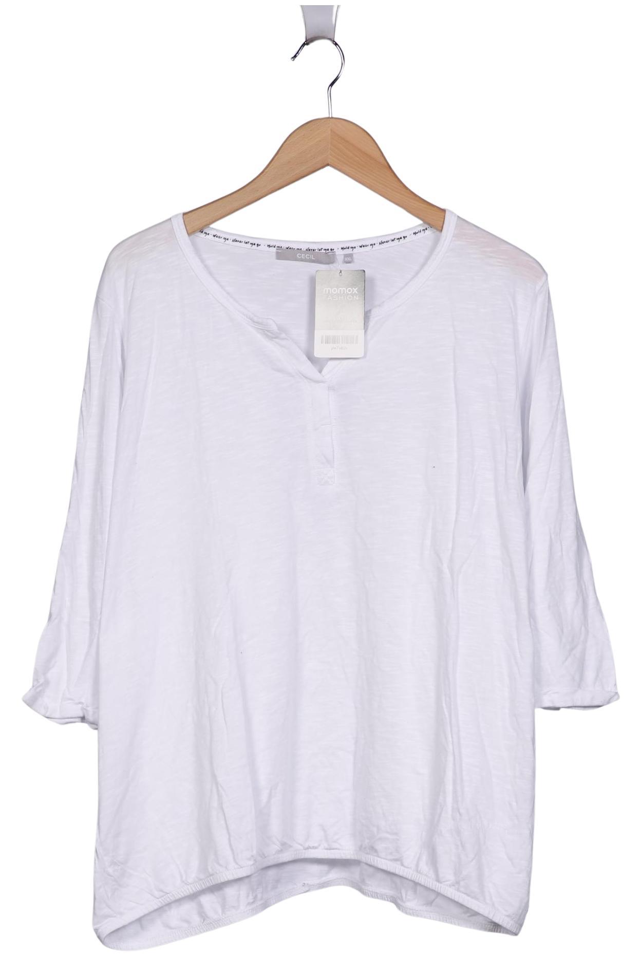 

Cecil Damen Langarmshirt, weiß, Gr. 46