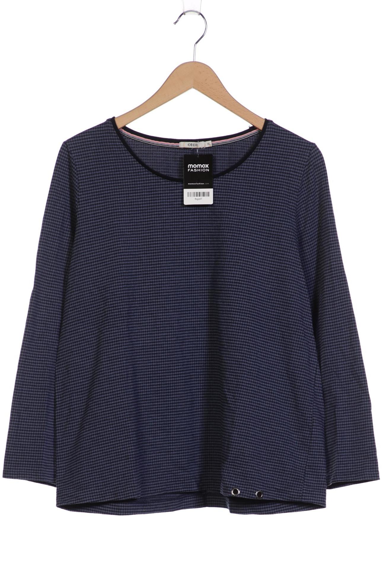 

Cecil Damen Langarmshirt, blau, Gr. 44