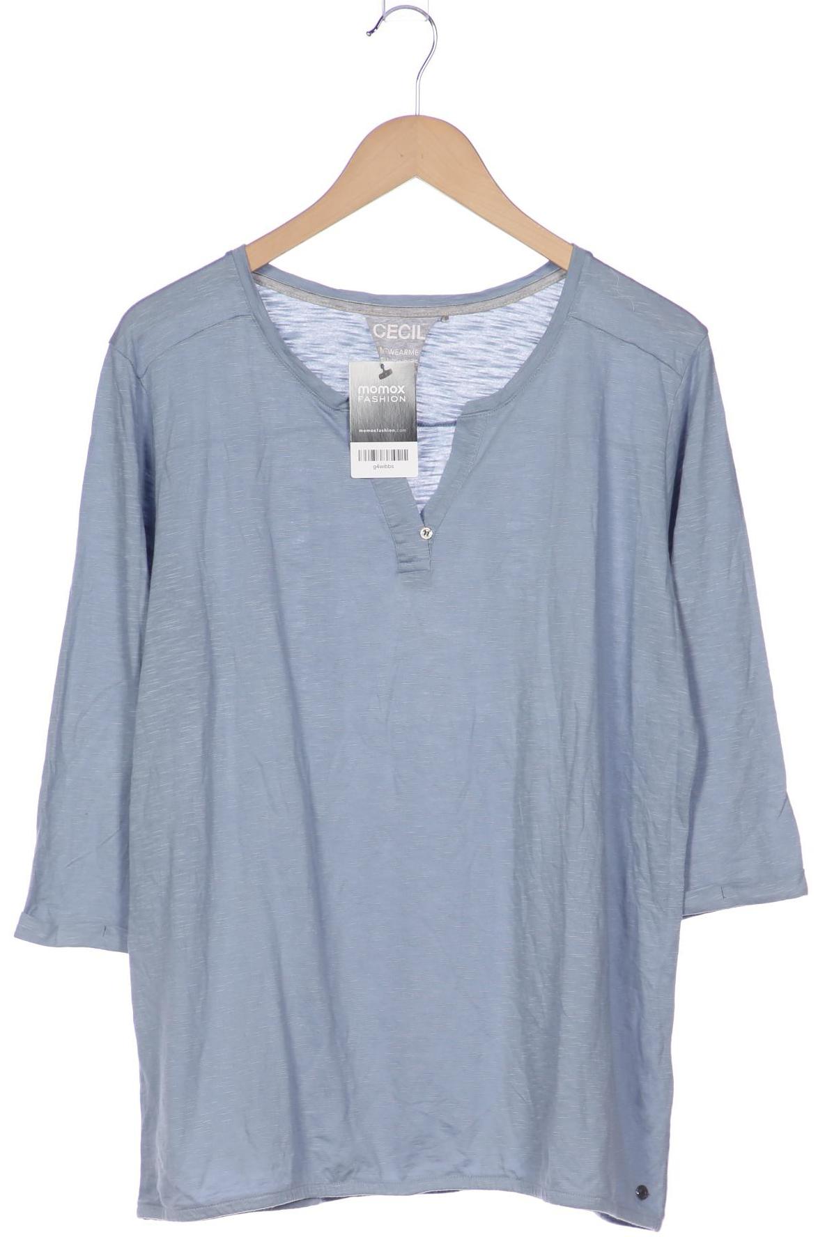 

Cecil Damen Langarmshirt, hellblau, Gr. 46