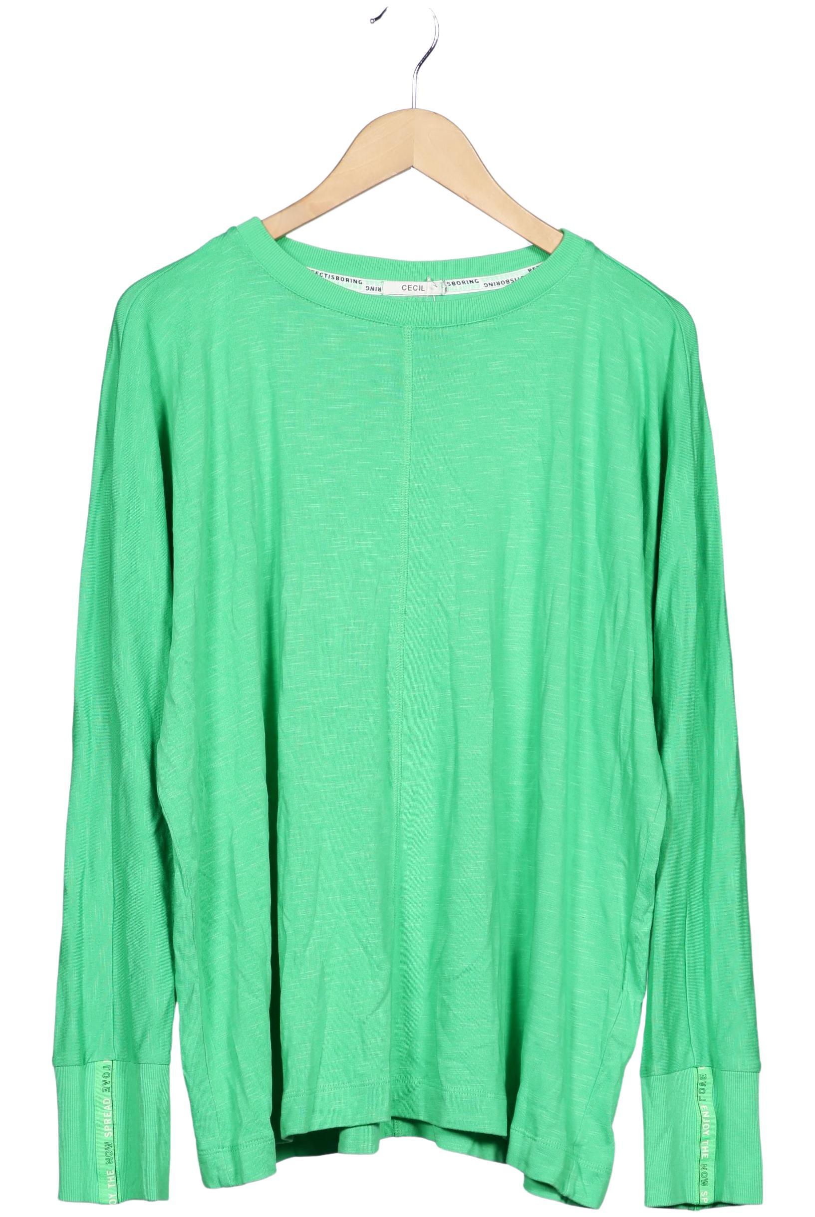 

Cecil Damen Langarmshirt, grün, Gr. 46