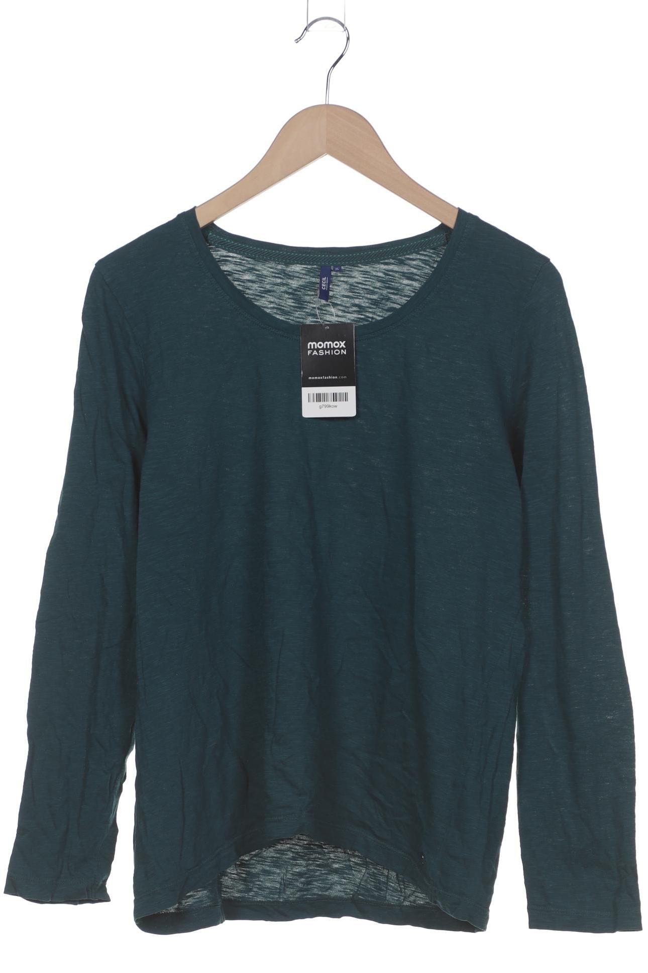 

Cecil Damen Langarmshirt, türkis, Gr. 44