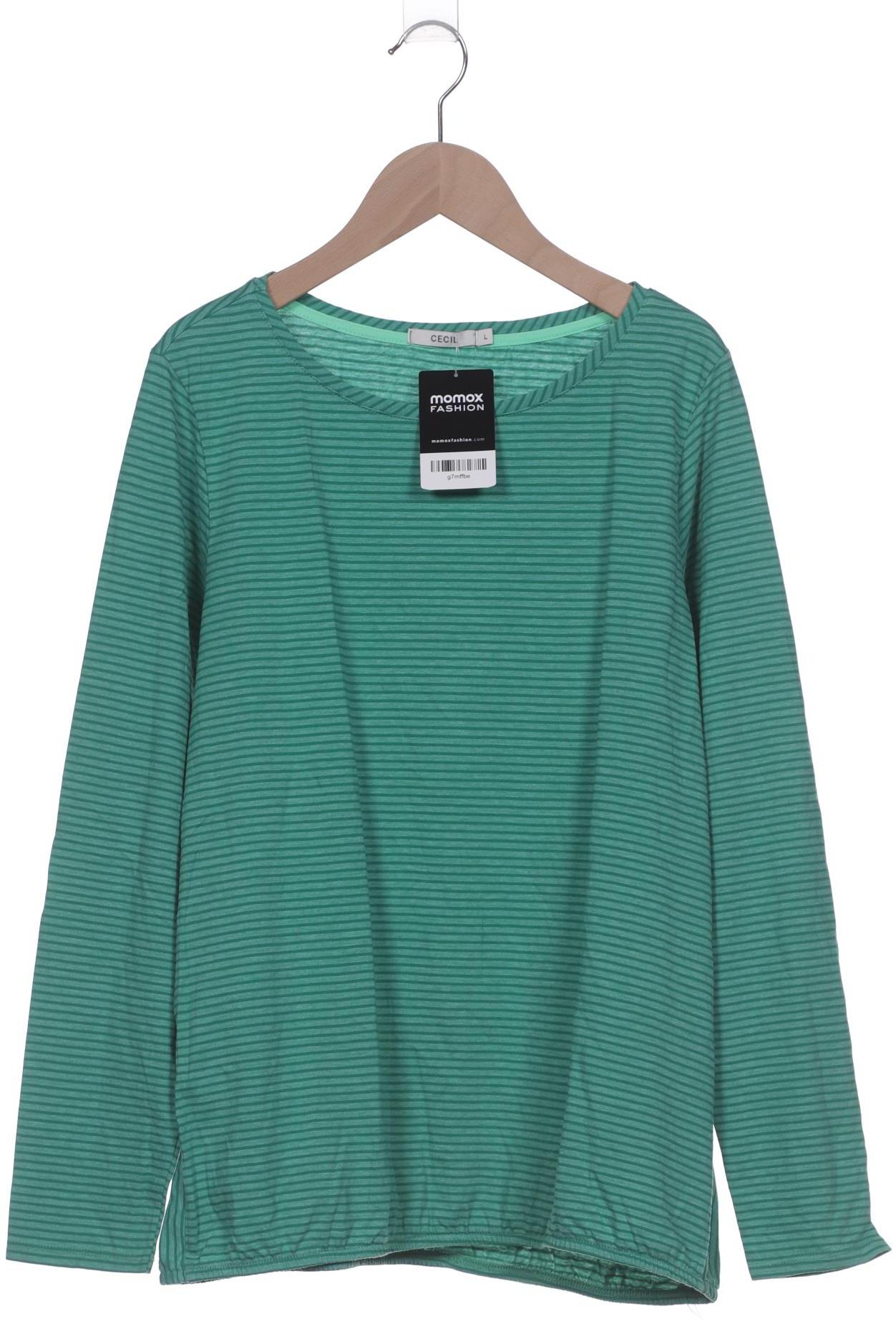 

Cecil Damen Langarmshirt, grün, Gr. 42