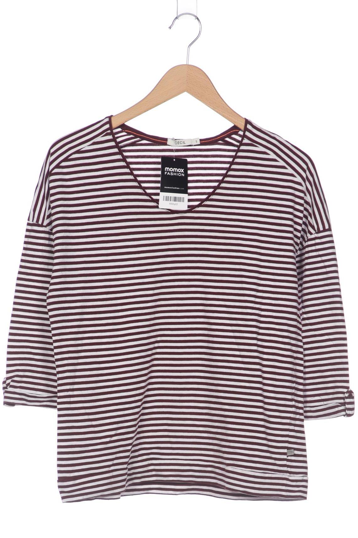 

Cecil Damen Langarmshirt, bordeaux, Gr. 36