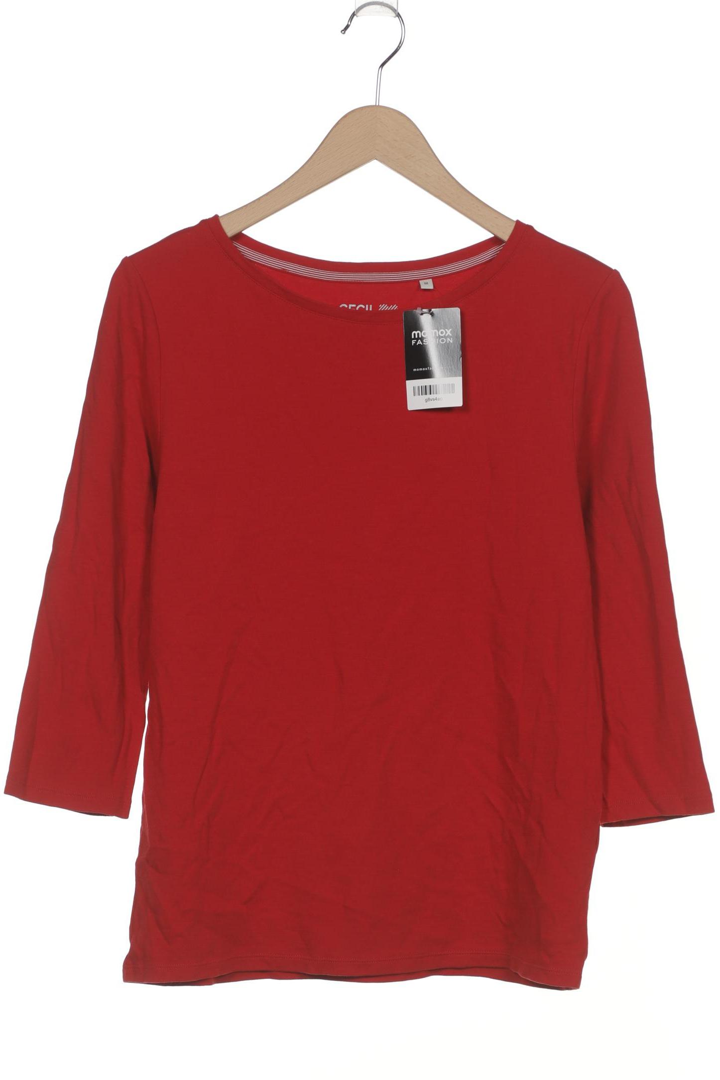 

Cecil Damen Langarmshirt, rot, Gr. 38