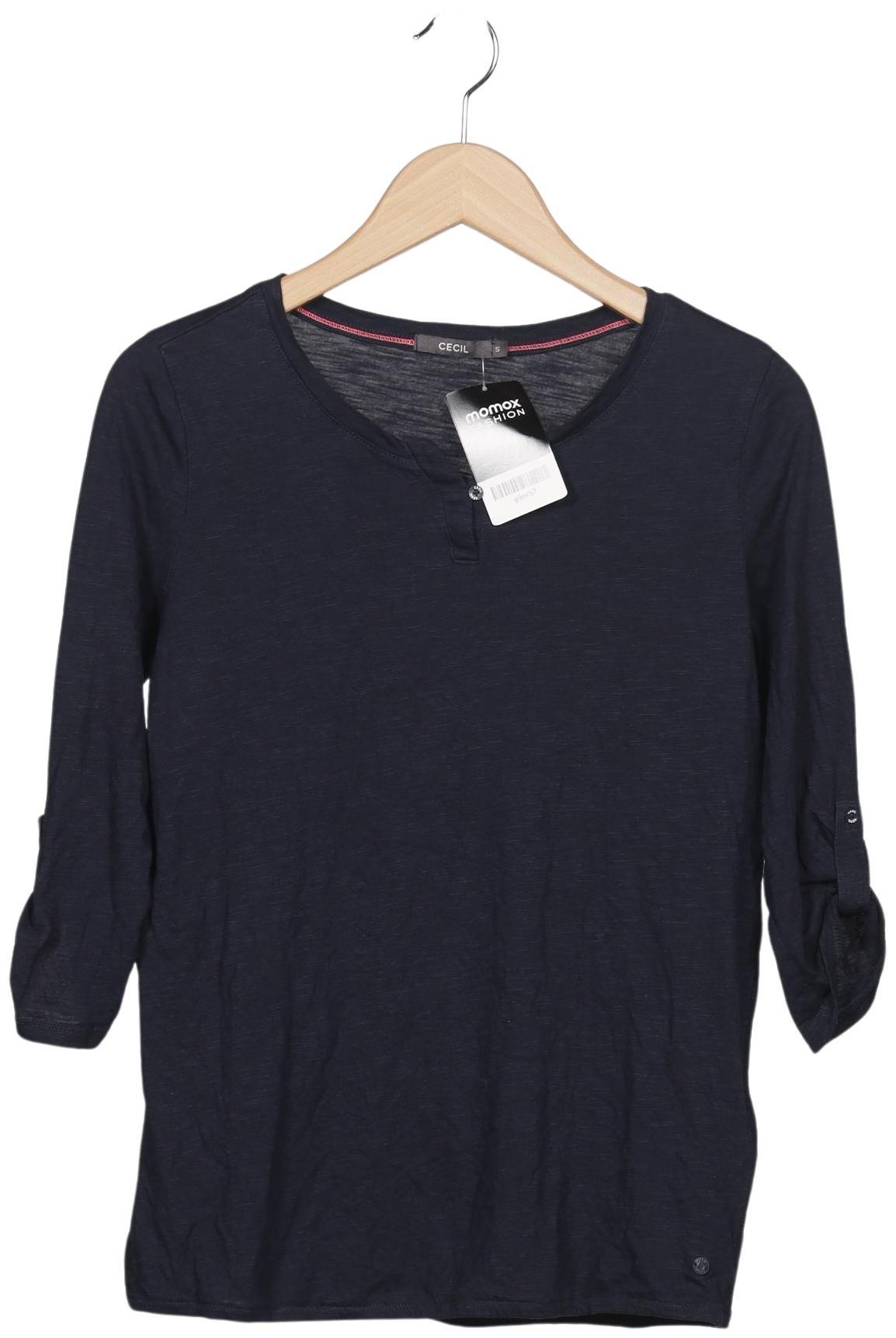 

Cecil Damen Langarmshirt, marineblau, Gr. 36