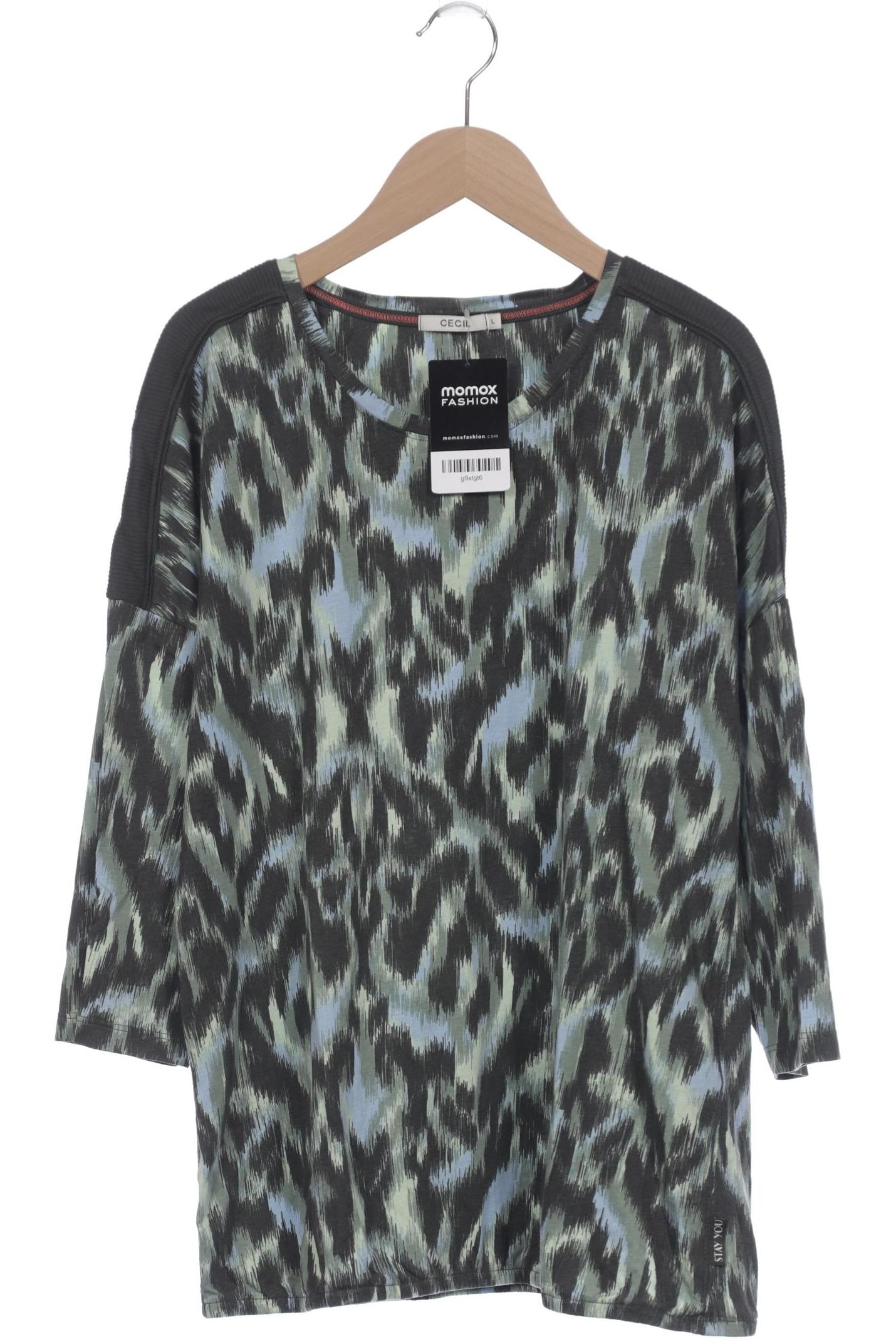 

Cecil Damen Langarmshirt, grün, Gr. 42