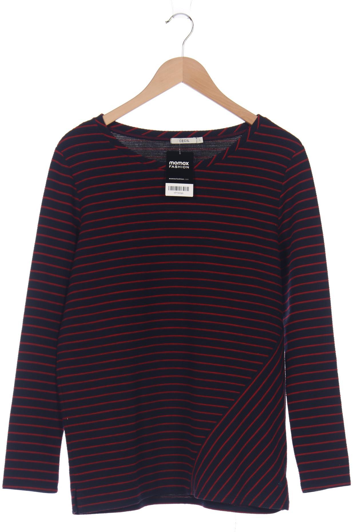 

Cecil Damen Langarmshirt, marineblau, Gr. 42