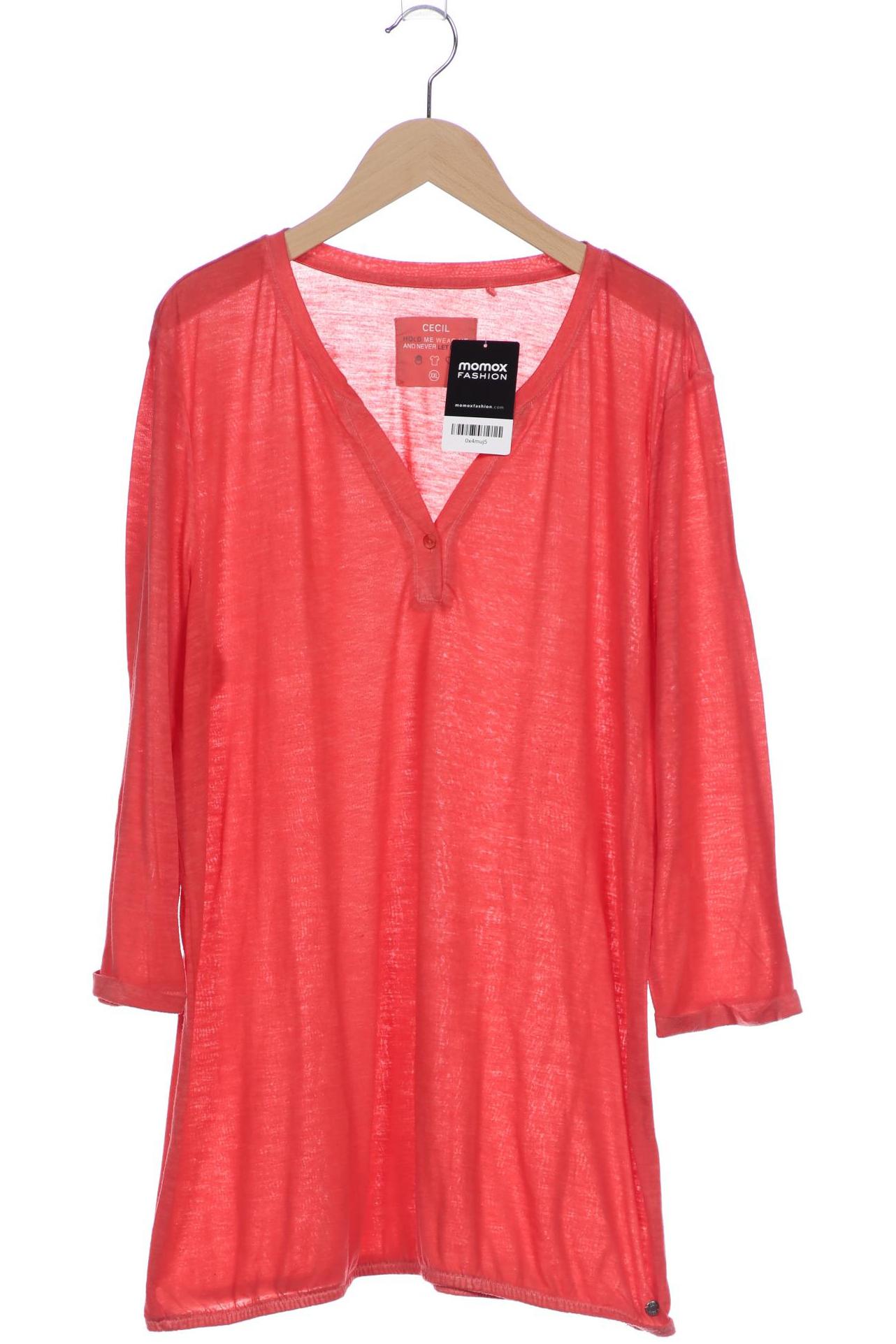 

Cecil Damen Langarmshirt, rot, Gr. 46