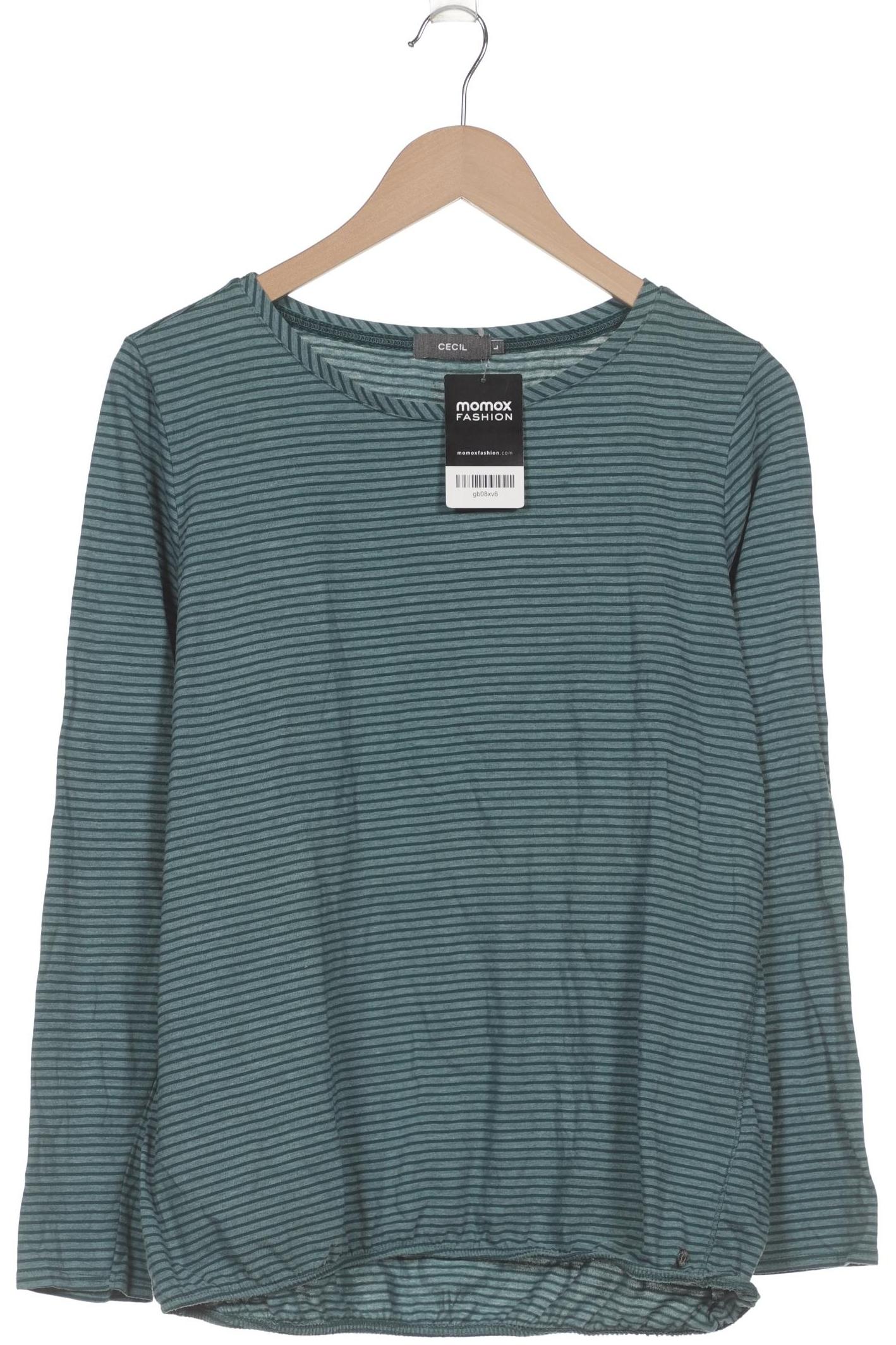 

Cecil Damen Langarmshirt, türkis, Gr. 42