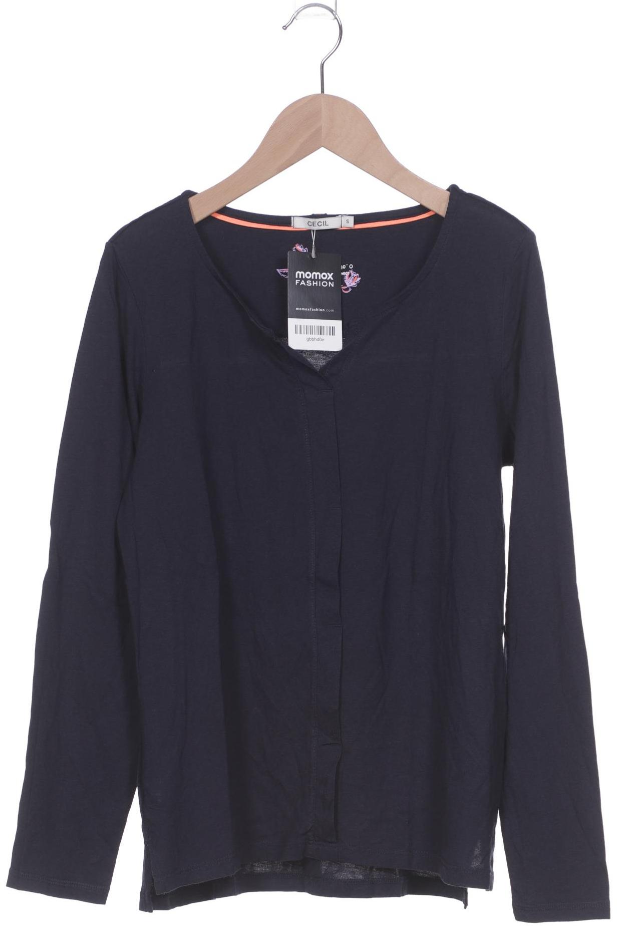 

Cecil Damen Langarmshirt, marineblau, Gr. 36