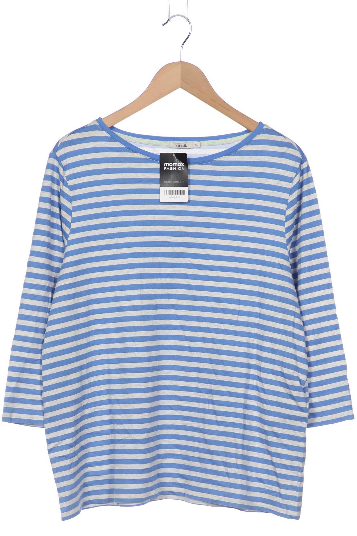 

Cecil Damen Langarmshirt, blau, Gr. 64