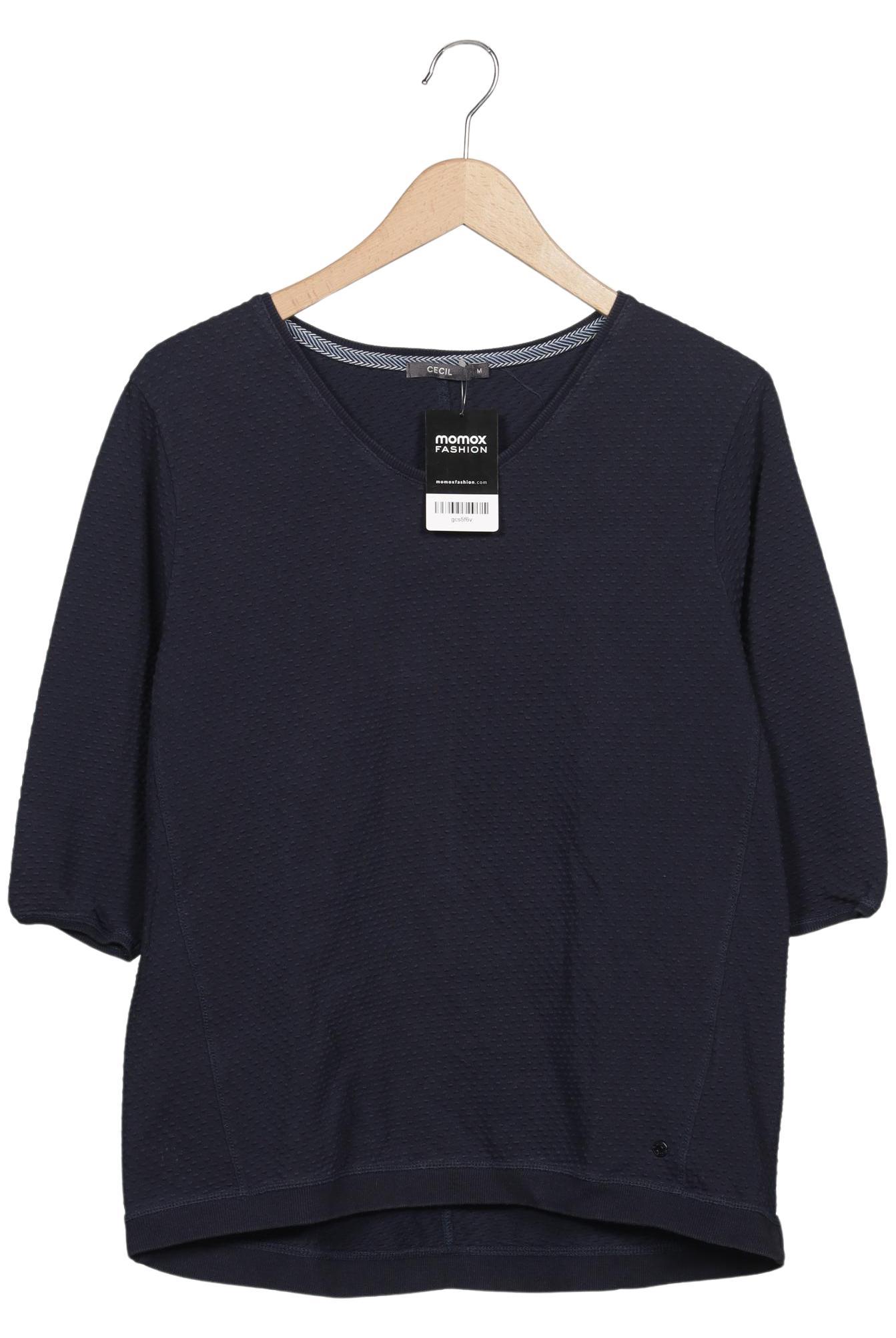 

Cecil Damen Langarmshirt, marineblau, Gr. 38