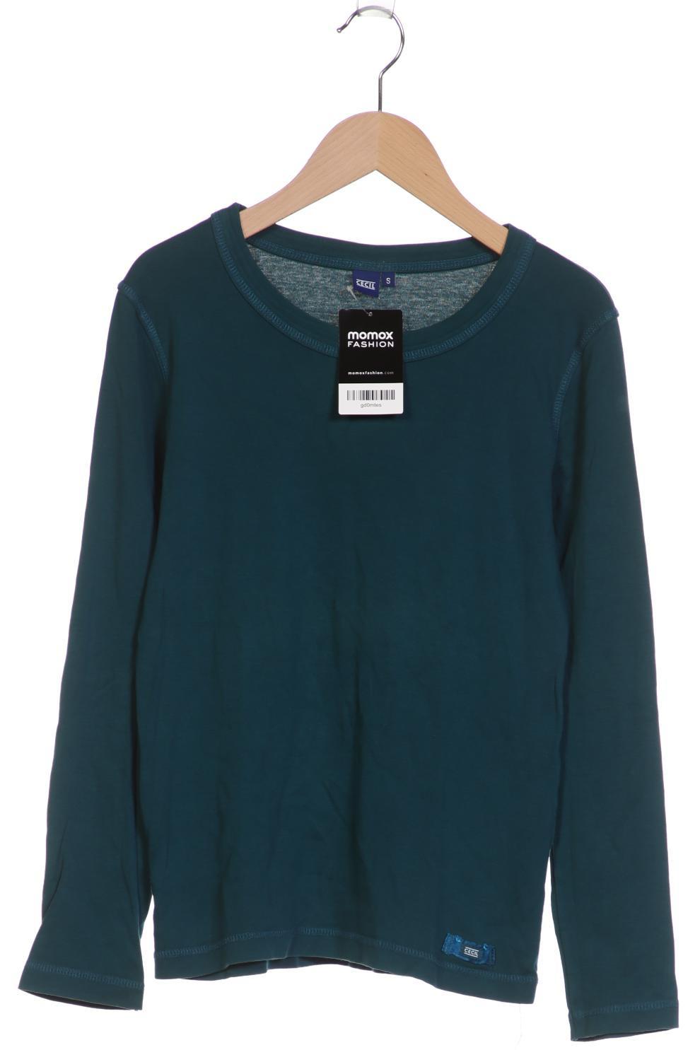 

Cecil Damen Langarmshirt, türkis, Gr. 36