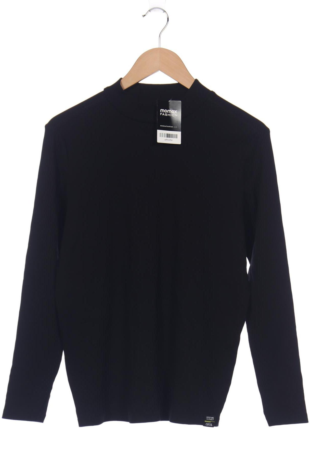

CECIL Damen Langarmshirt, schwarz