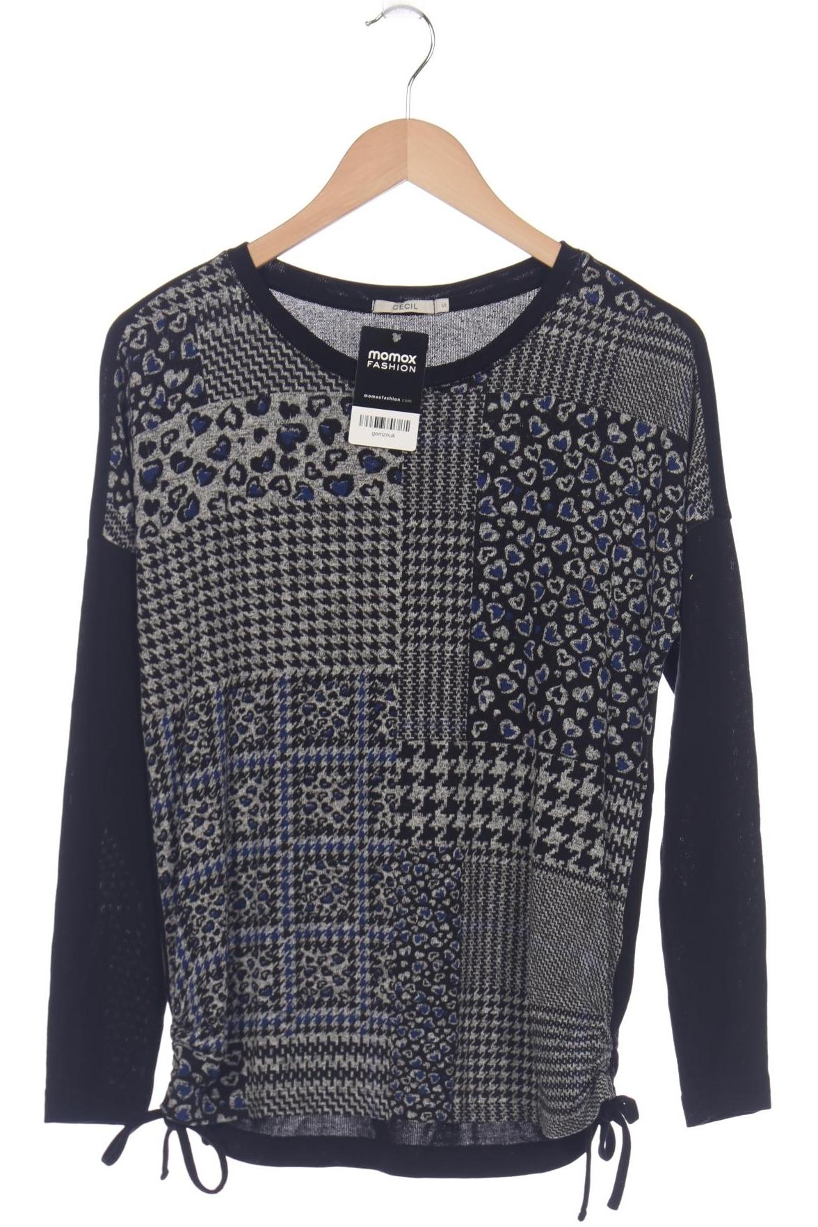 

Cecil Damen Langarmshirt, grau, Gr. 36