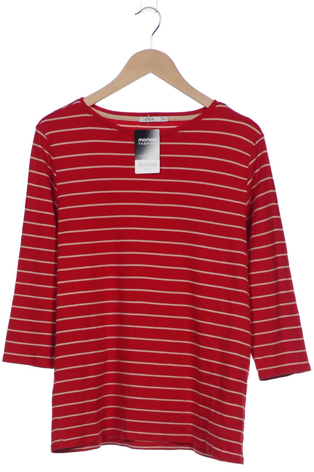 

Cecil Damen Langarmshirt, rot, Gr. 46