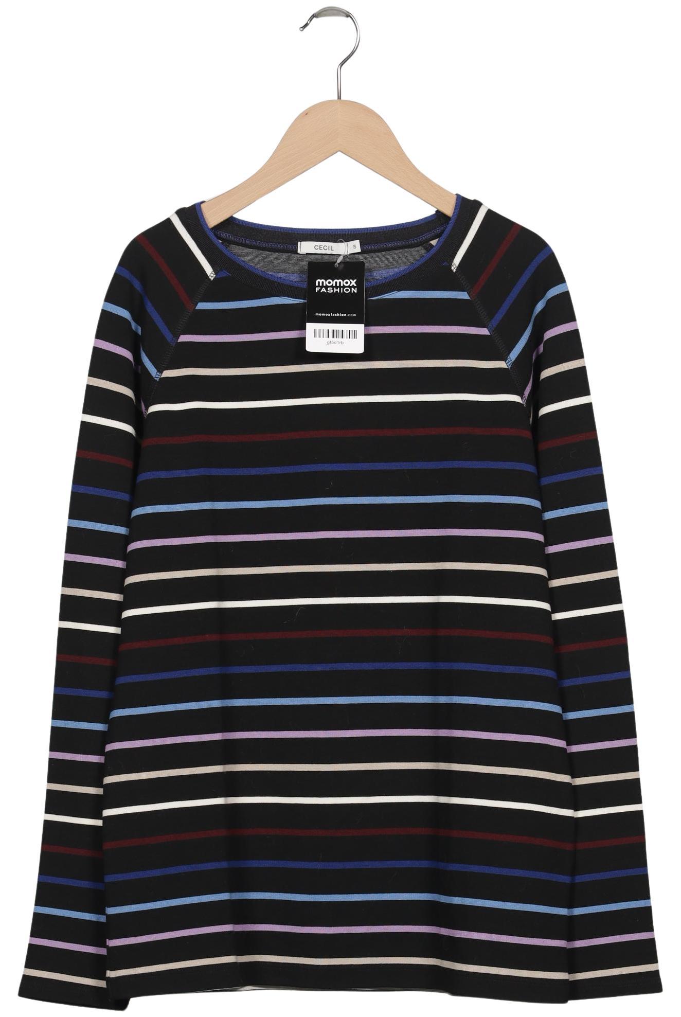 

Cecil Damen Langarmshirt, schwarz, Gr. 36