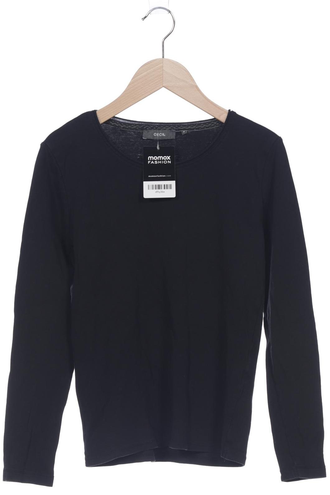 

Cecil Damen Langarmshirt, schwarz, Gr. 36