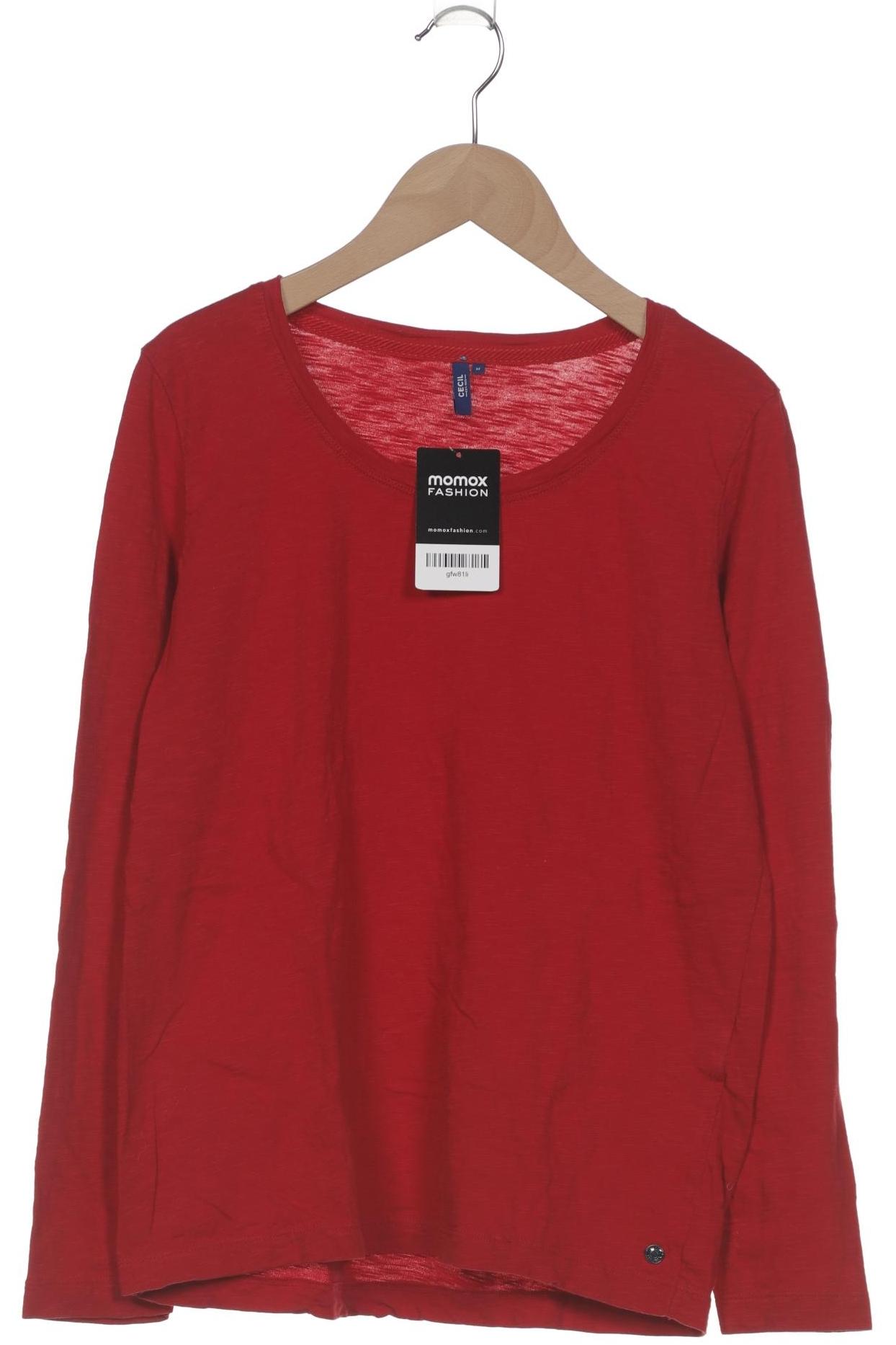 

Cecil Damen Langarmshirt, rot, Gr. 38