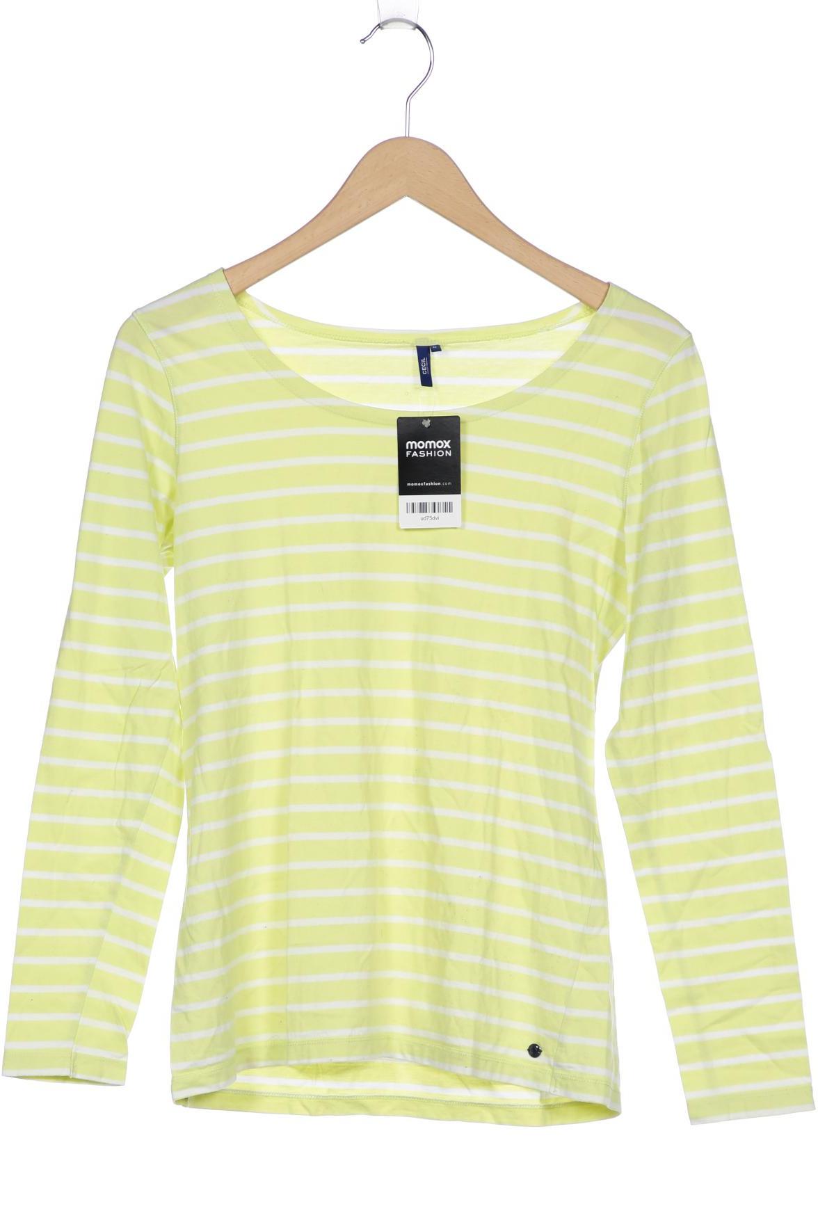 

Cecil Damen Langarmshirt, hellgrün, Gr. 38