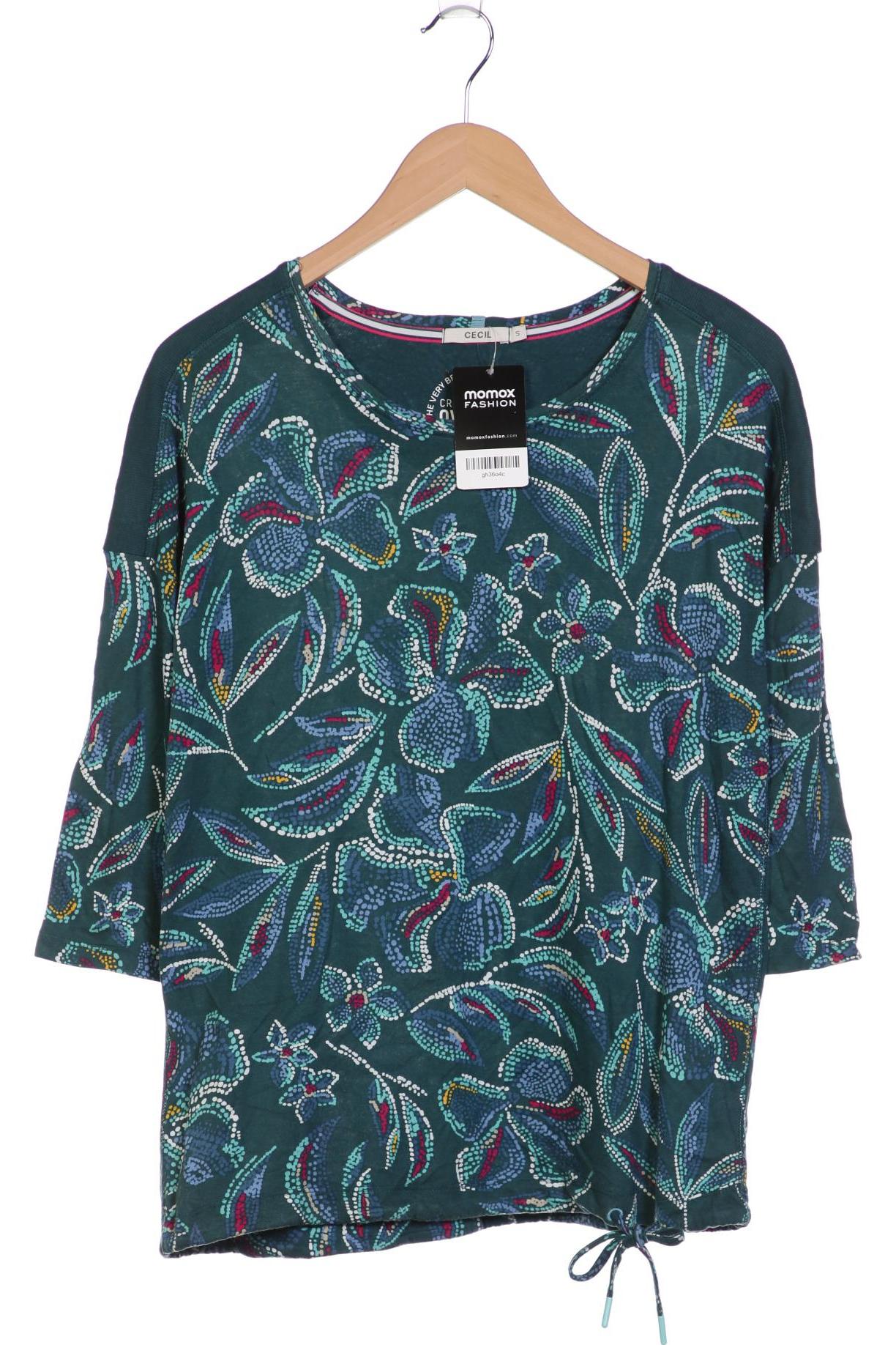

Cecil Damen Langarmshirt, türkis, Gr. 36