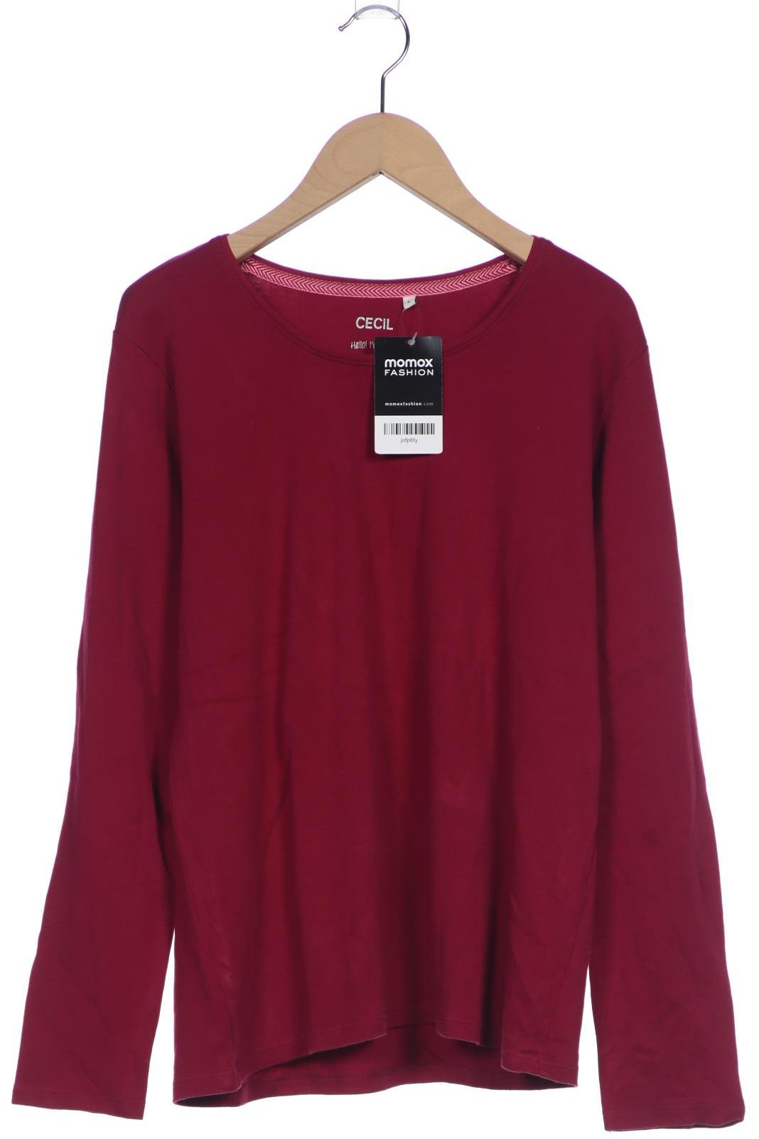 

Cecil Damen Langarmshirt, bordeaux, Gr. 42