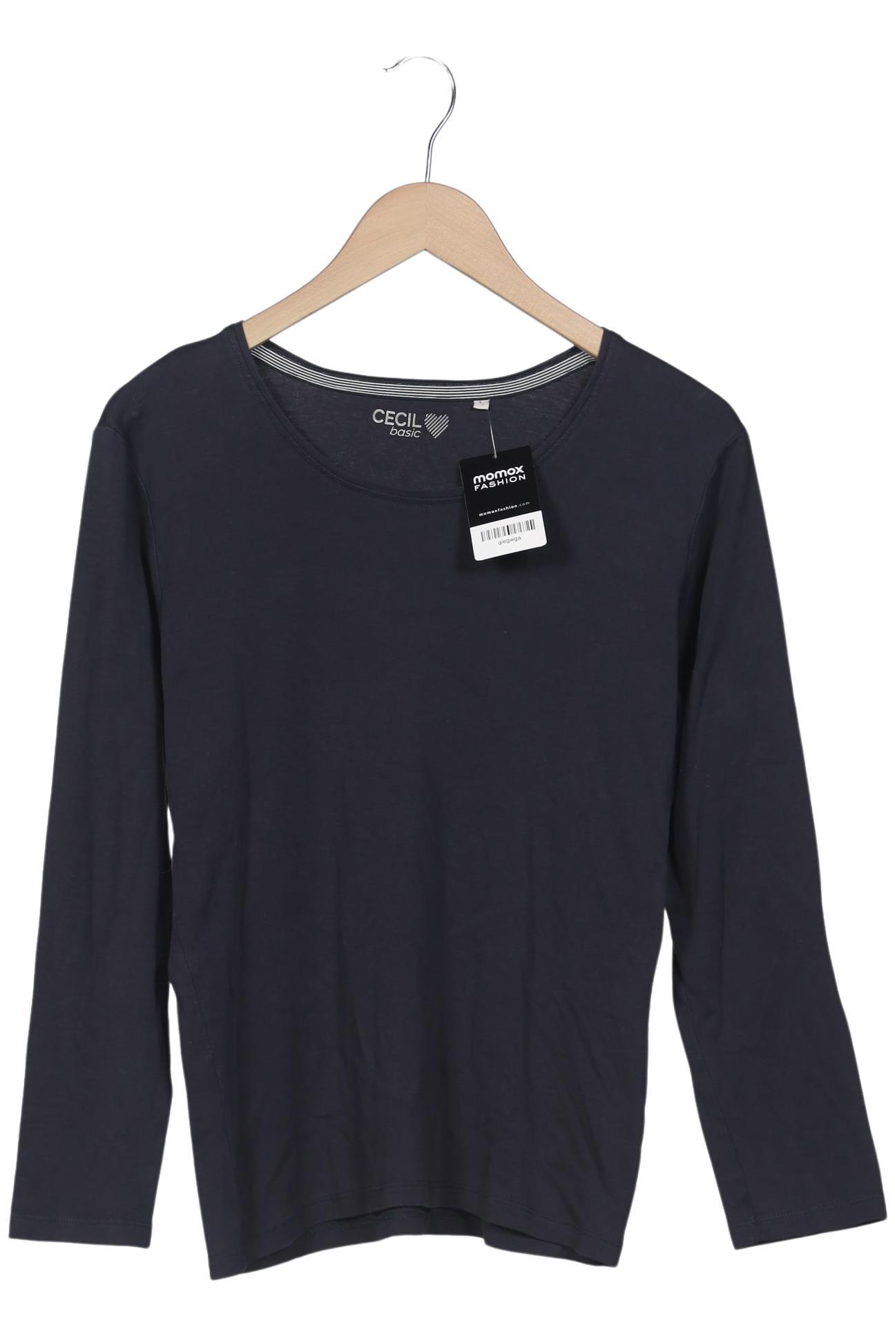 

Cecil Damen Langarmshirt, marineblau, Gr. 42