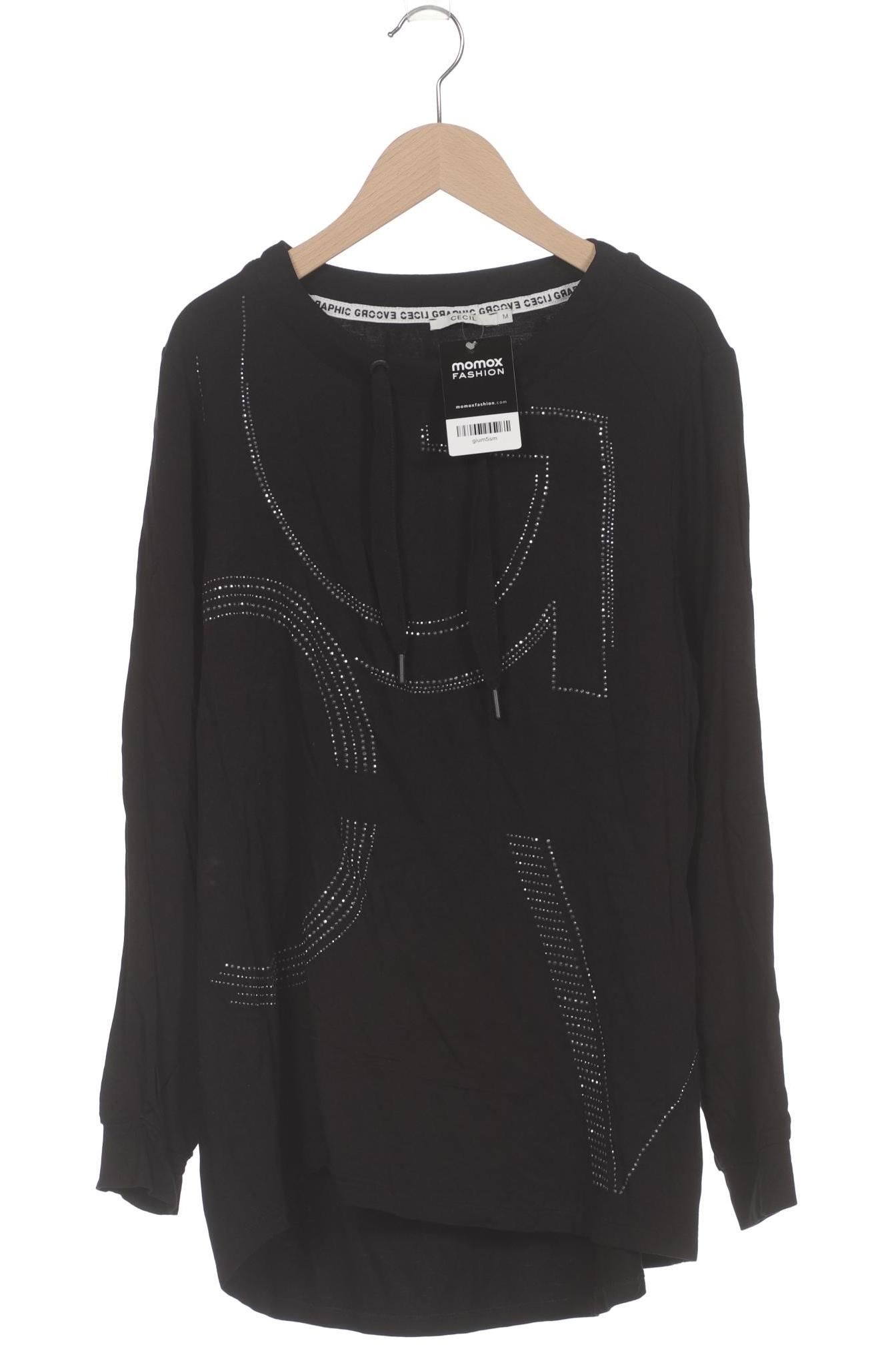 

Cecil Damen Langarmshirt, schwarz, Gr. 38