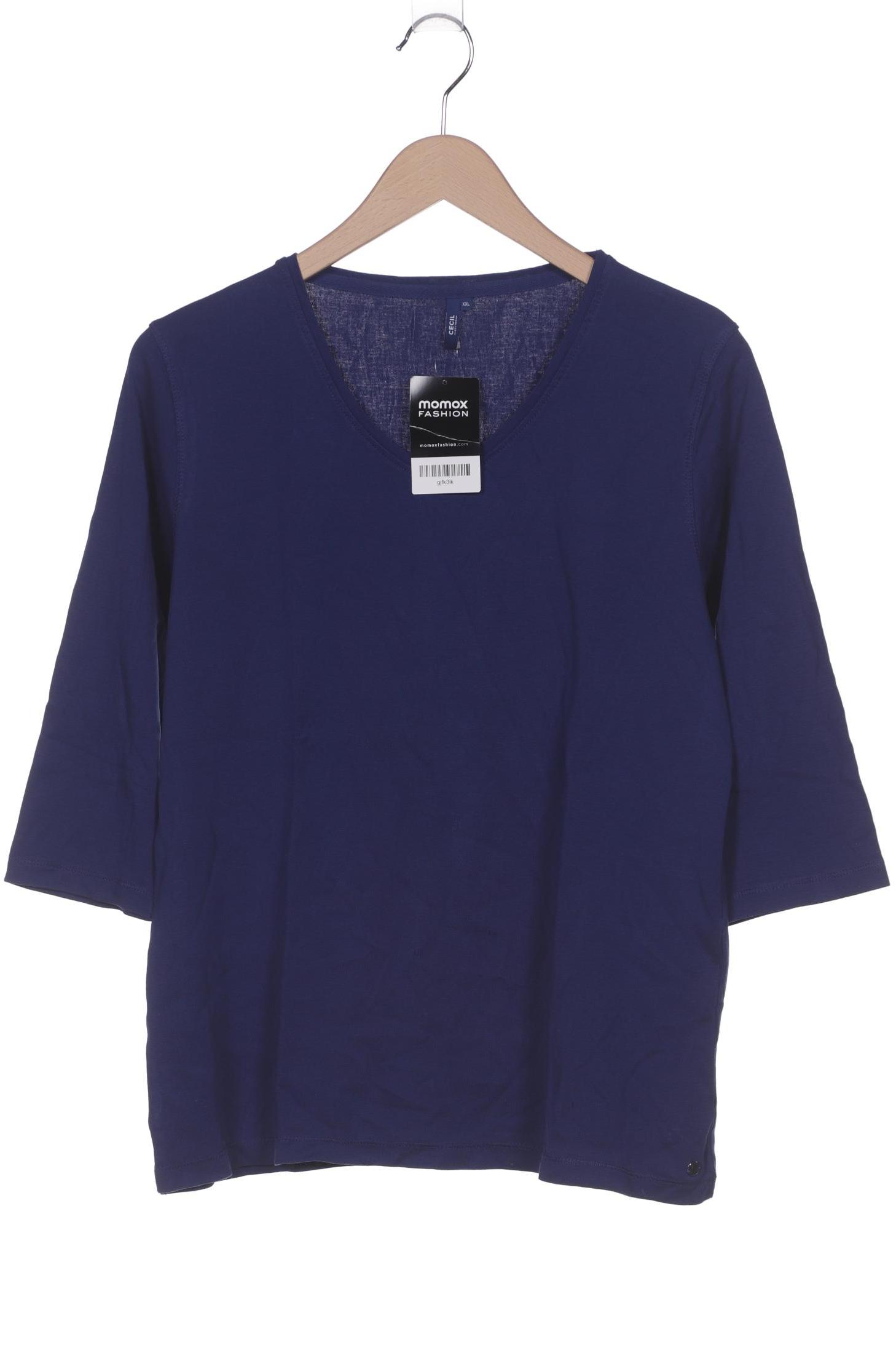 

Cecil Damen Langarmshirt, blau, Gr. 46