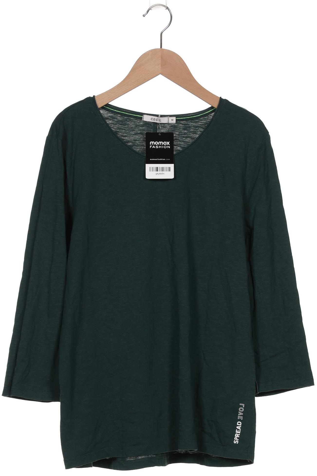

Cecil Damen Langarmshirt, grün, Gr. 38