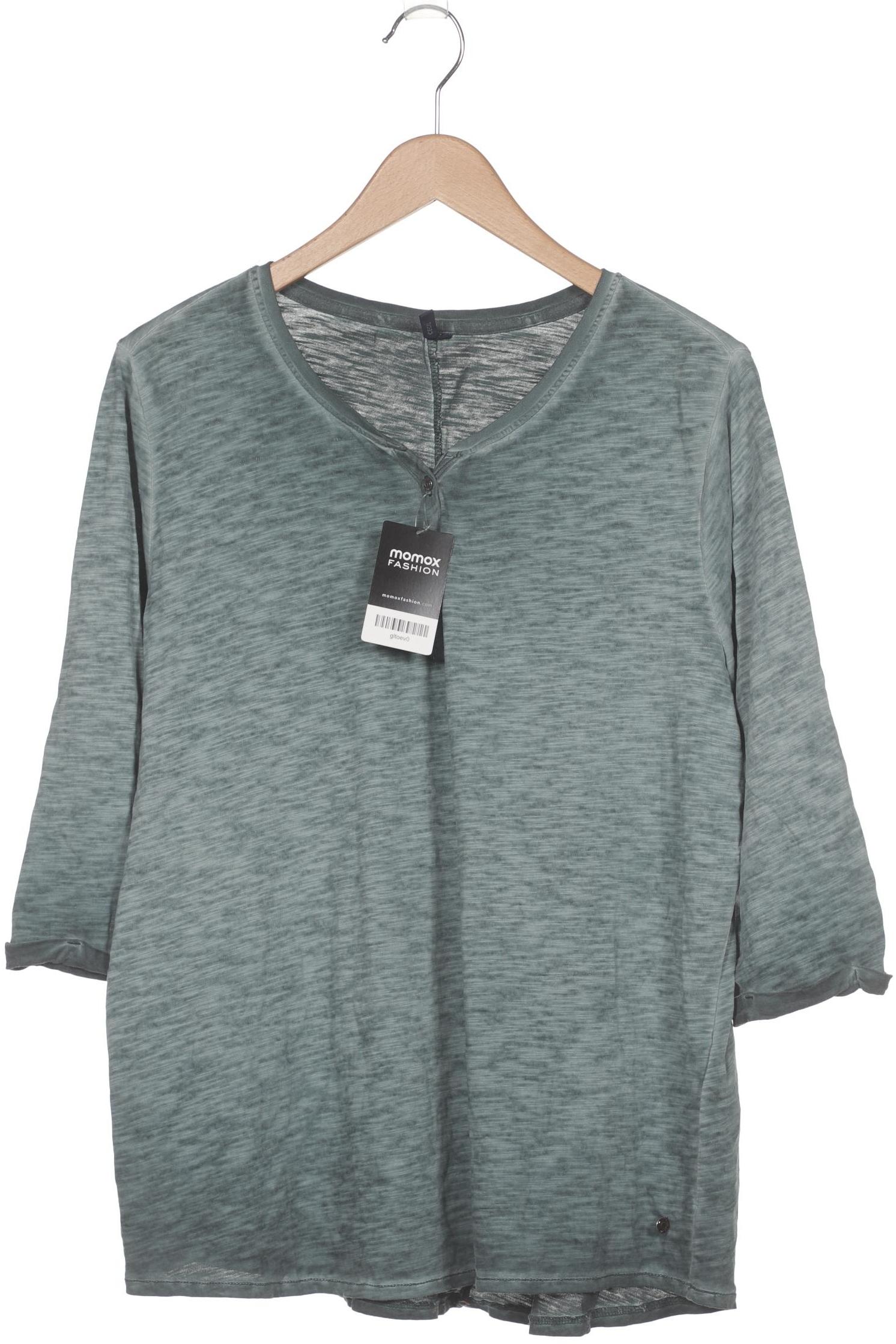 

Cecil Damen Langarmshirt, grün, Gr. 46