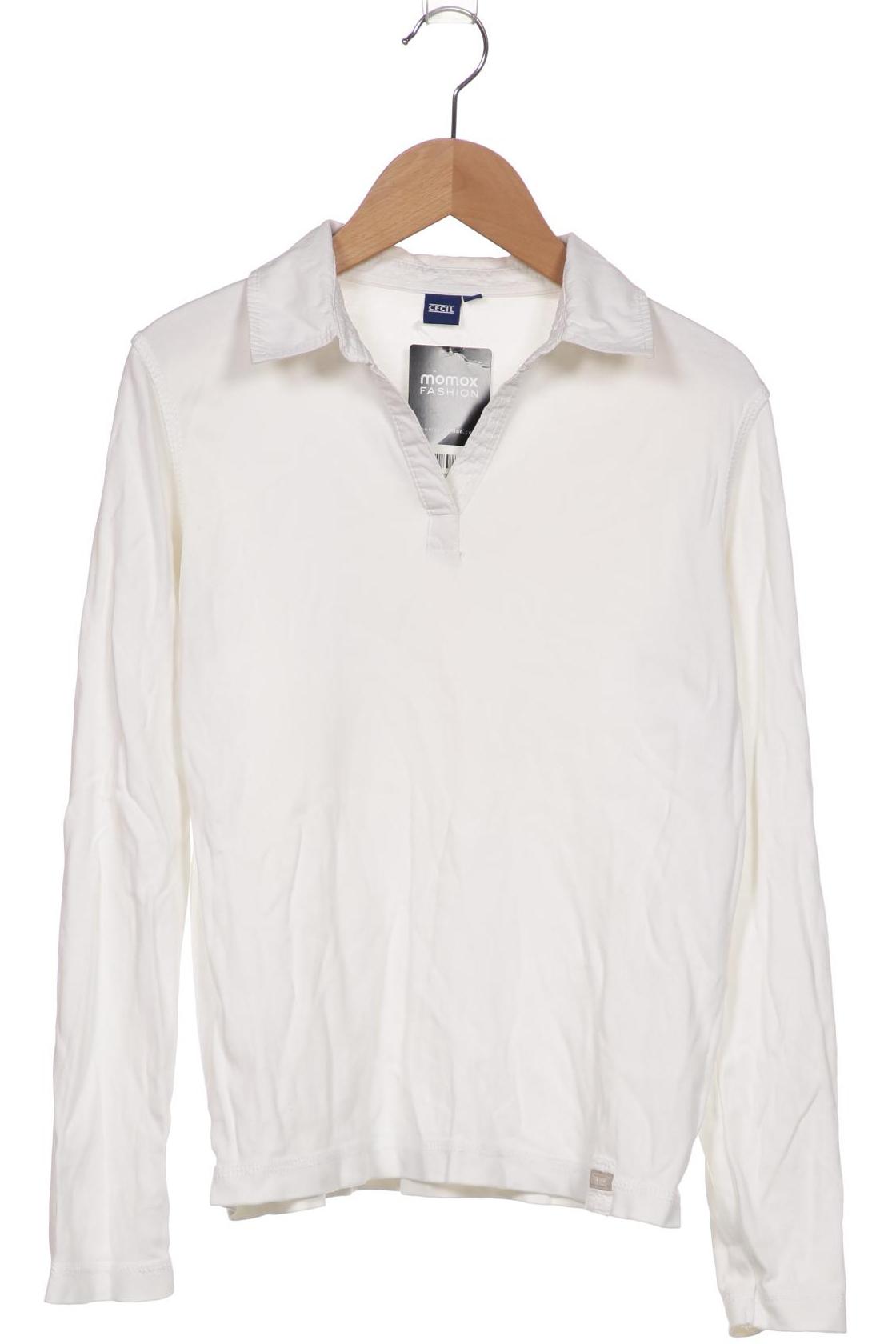 

CECIL Damen Langarmshirt, weiß