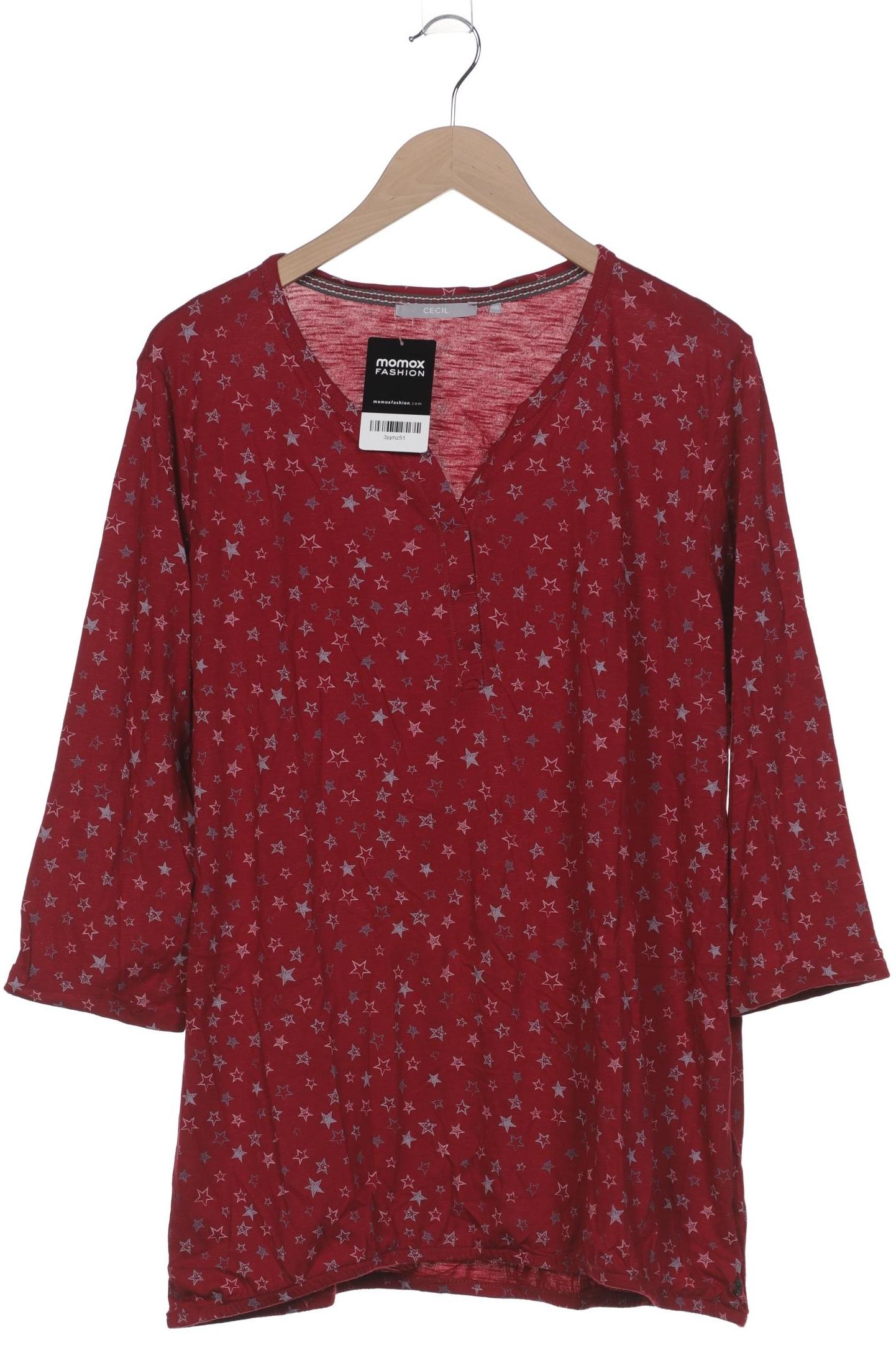 

Cecil Damen Langarmshirt, rot, Gr. 46