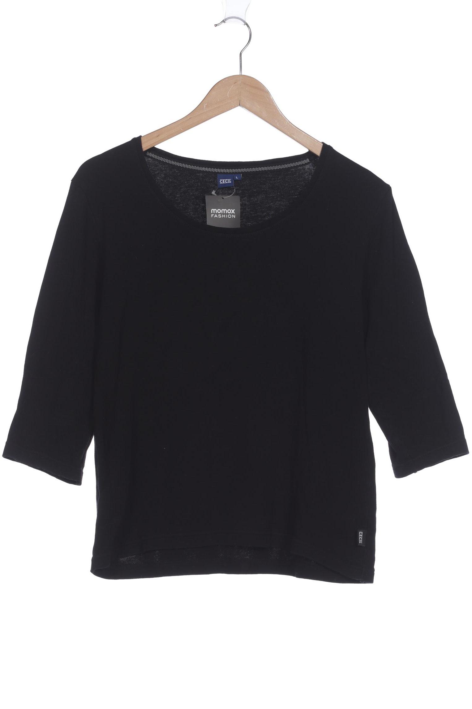 

Cecil Damen Langarmshirt, schwarz, Gr. 42