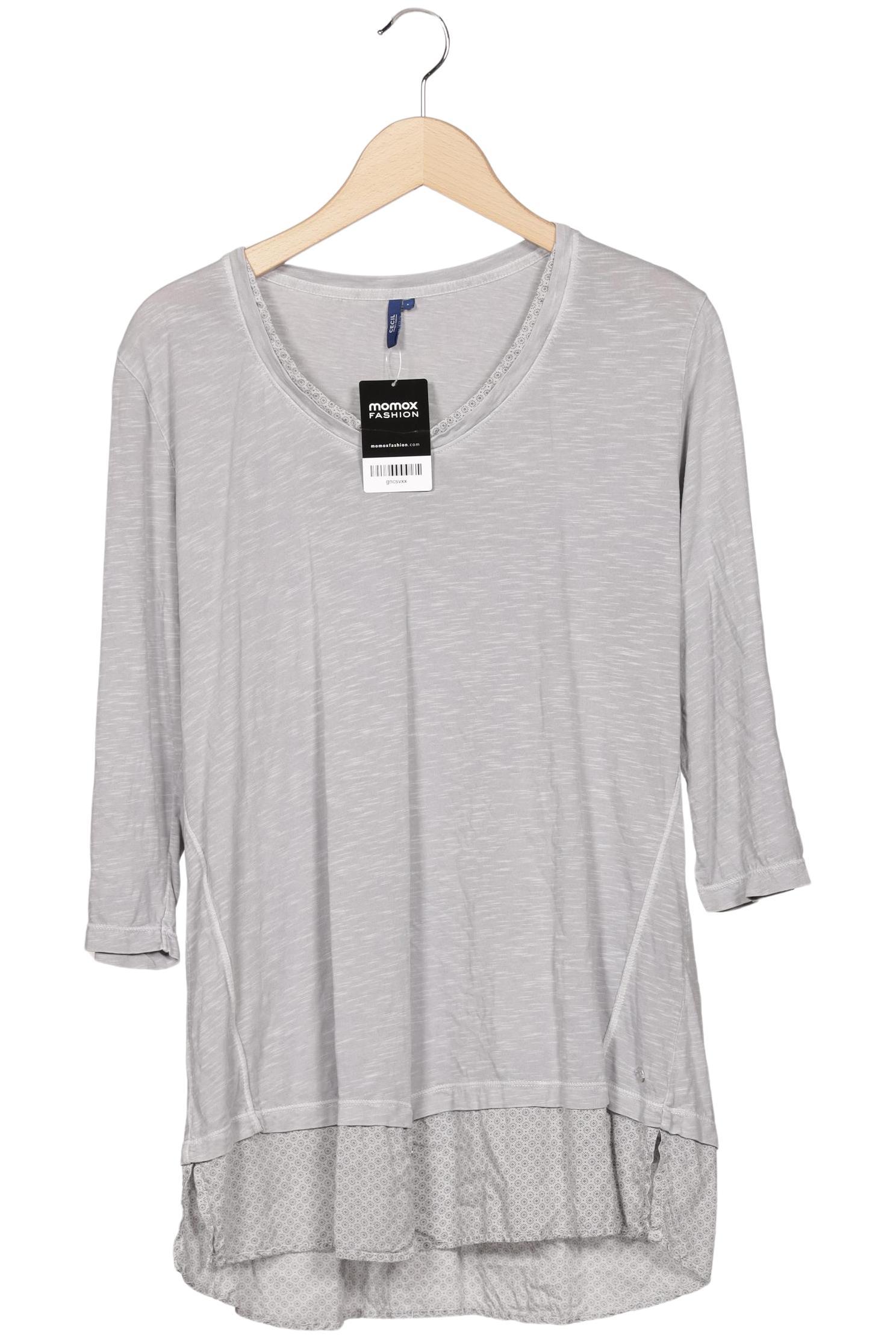 

Cecil Damen Langarmshirt, grau, Gr. 42