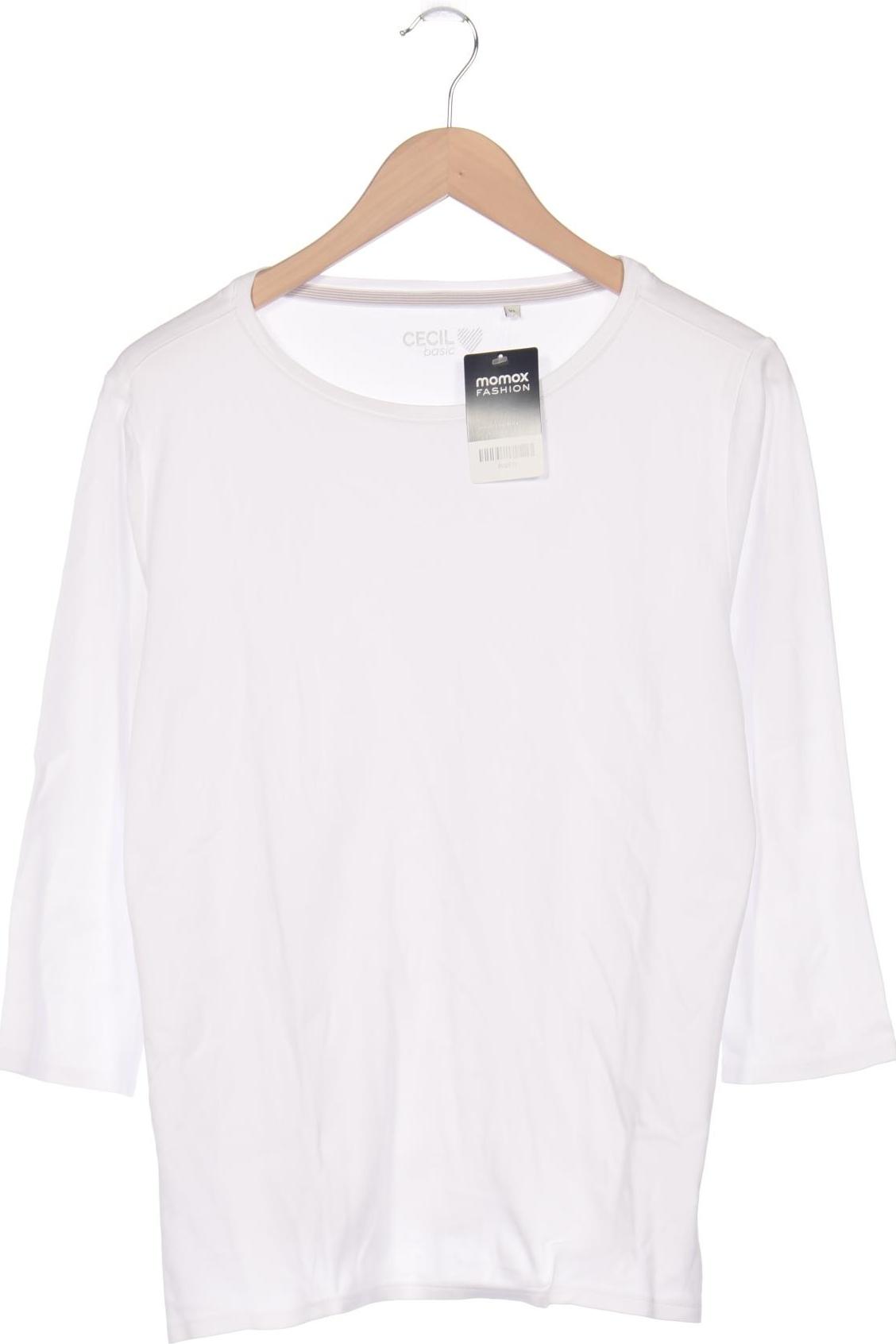 

Cecil Damen Langarmshirt, weiß, Gr. 44