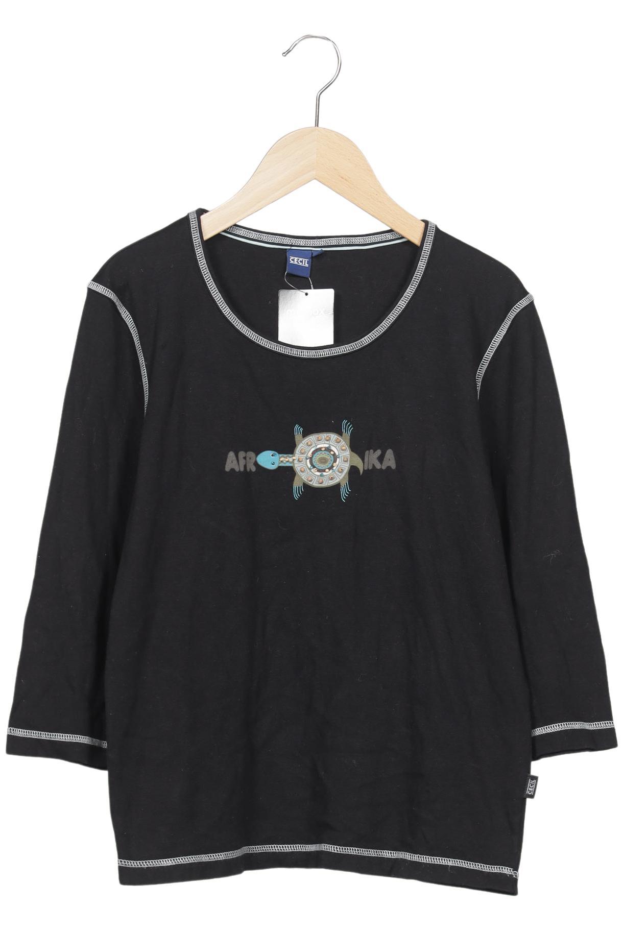 

Cecil Damen Langarmshirt, schwarz, Gr. 38