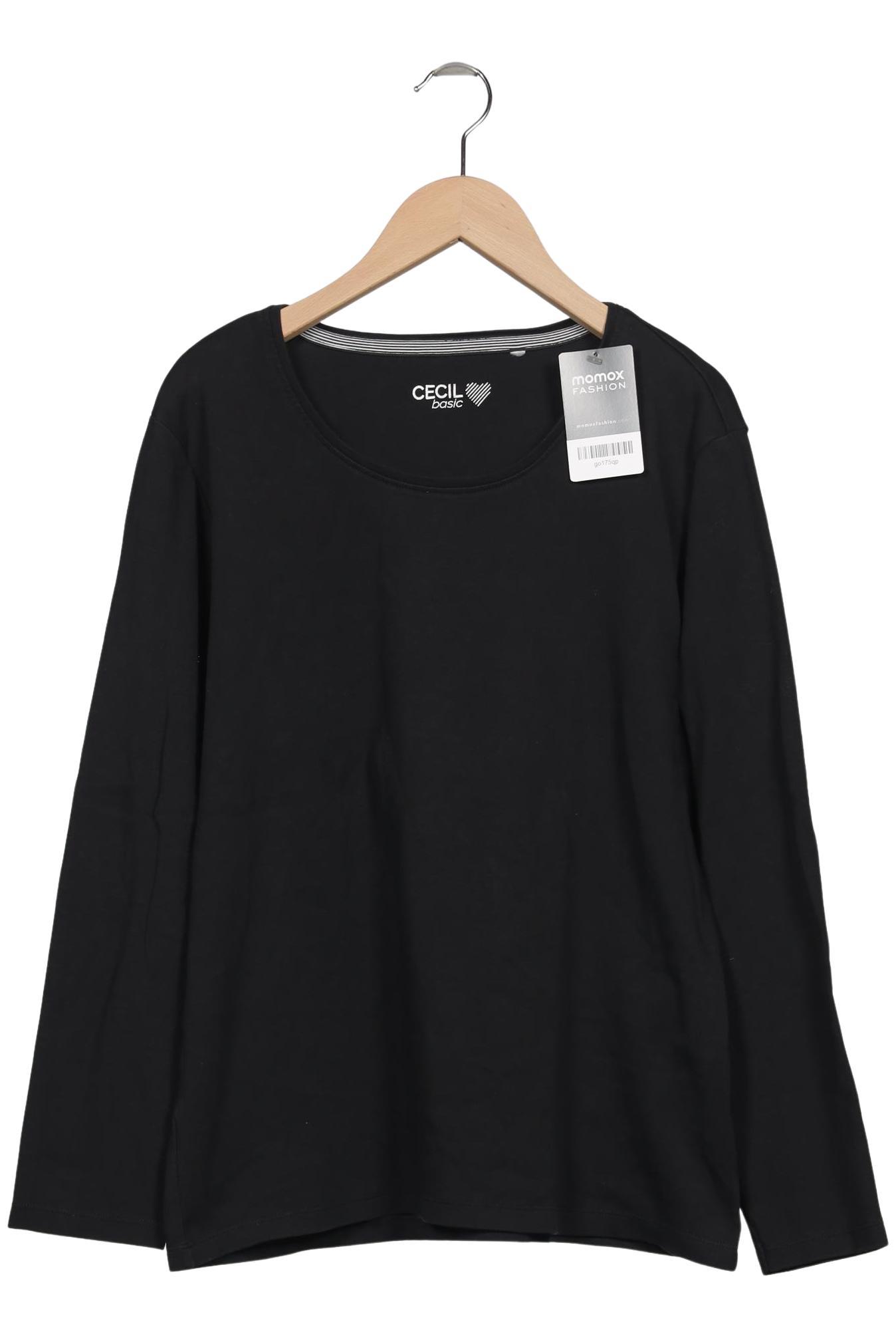 

Cecil Damen Langarmshirt, schwarz, Gr. 44