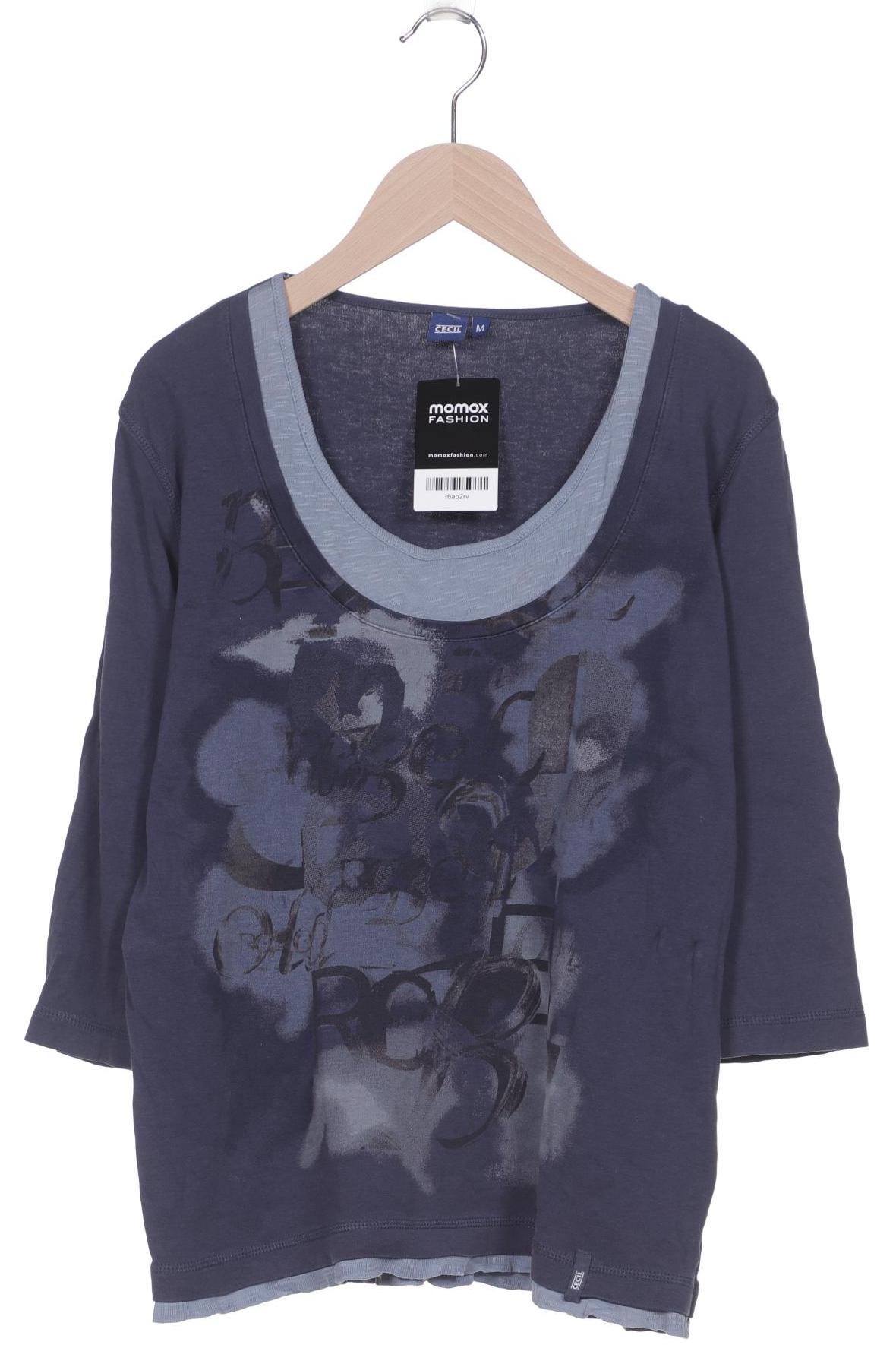 

Cecil Damen Langarmshirt, marineblau, Gr. 38
