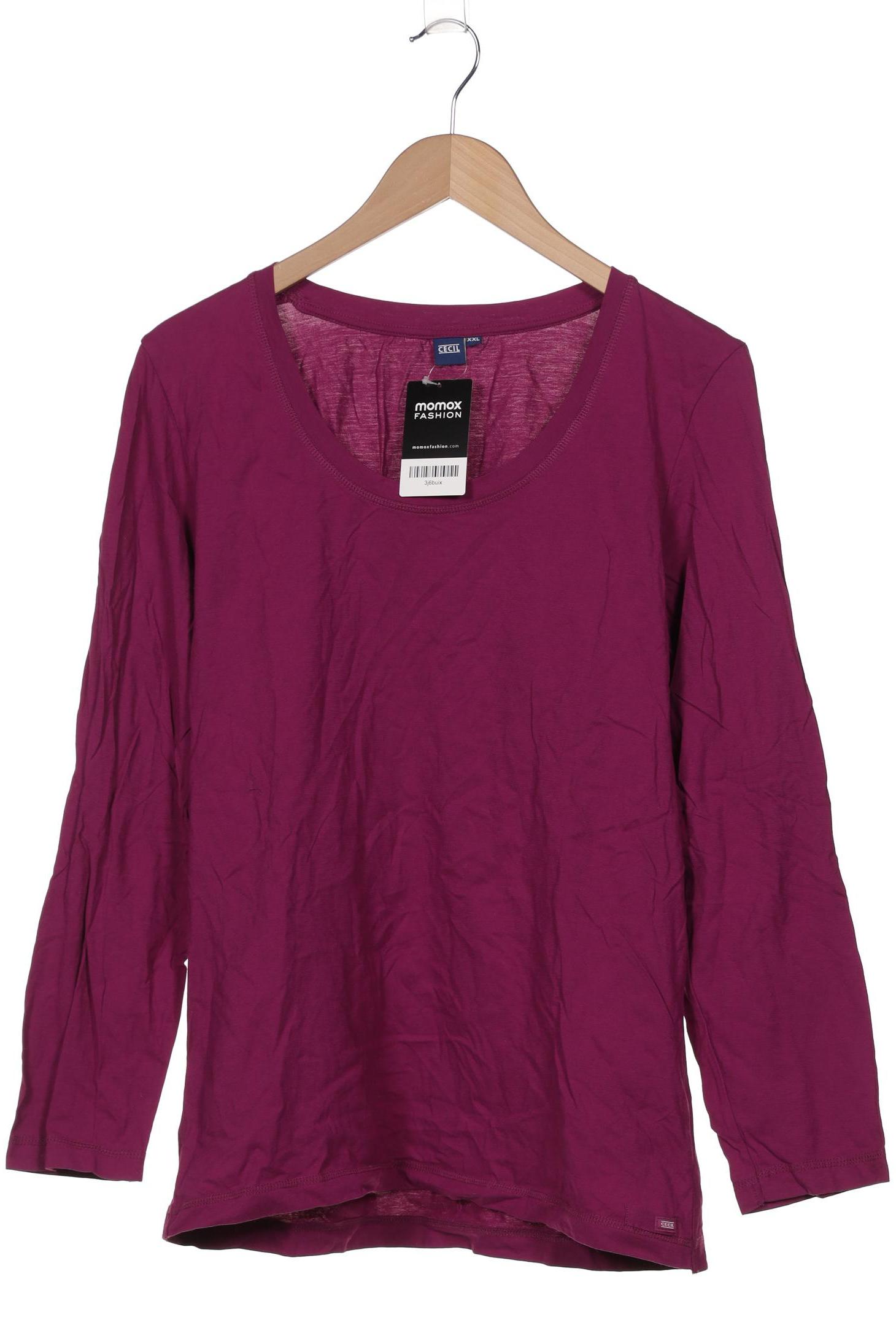 

Cecil Damen Langarmshirt, bordeaux, Gr. 46
